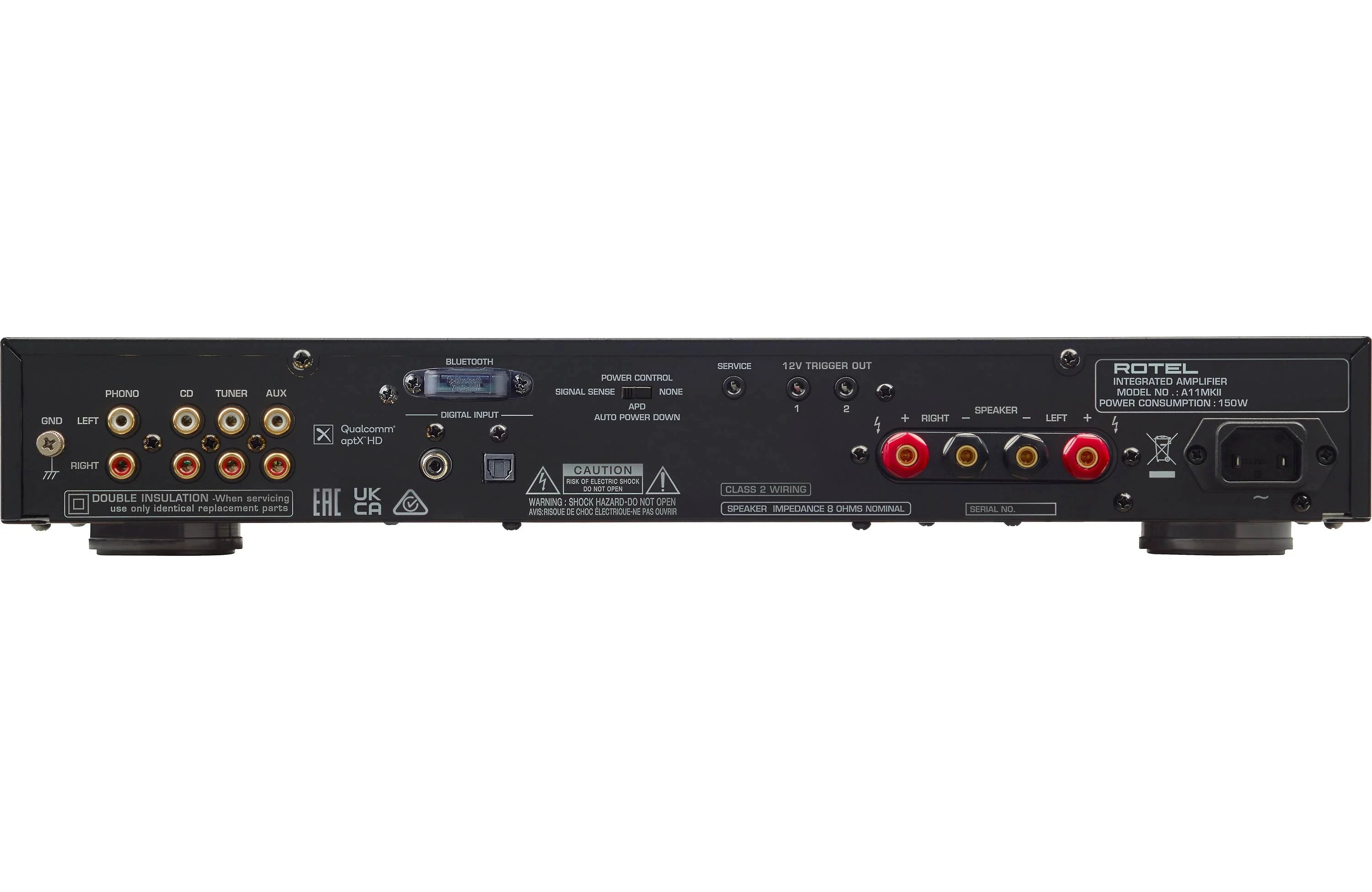 Rotel A11 MKII Integrated Amplifier with Bluetooth - Safe and Sound HQ