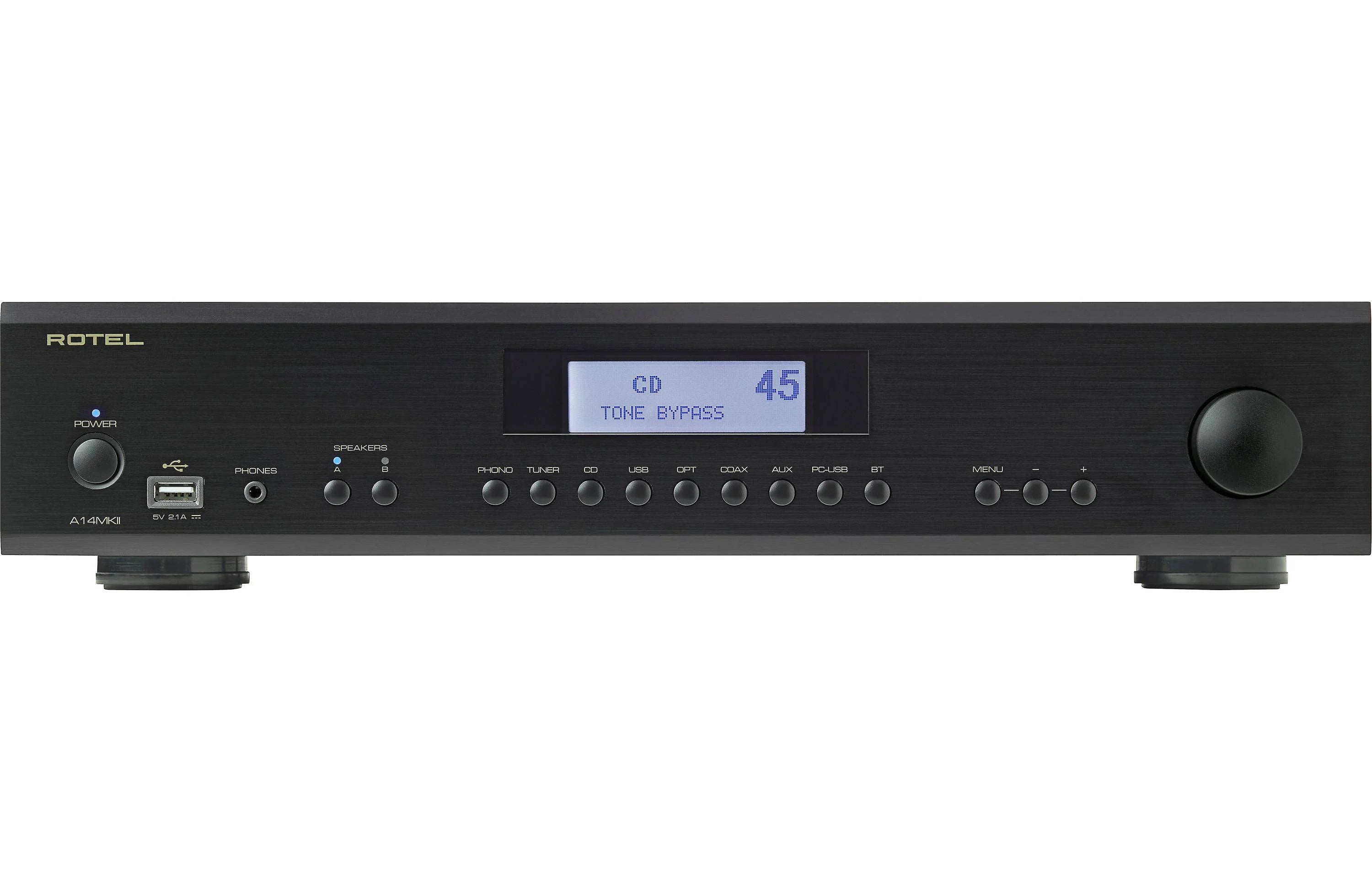 Rotel A14 MKII Integrated Amplifier with Built-in DAC and Bluetooth - Safe and Sound HQ