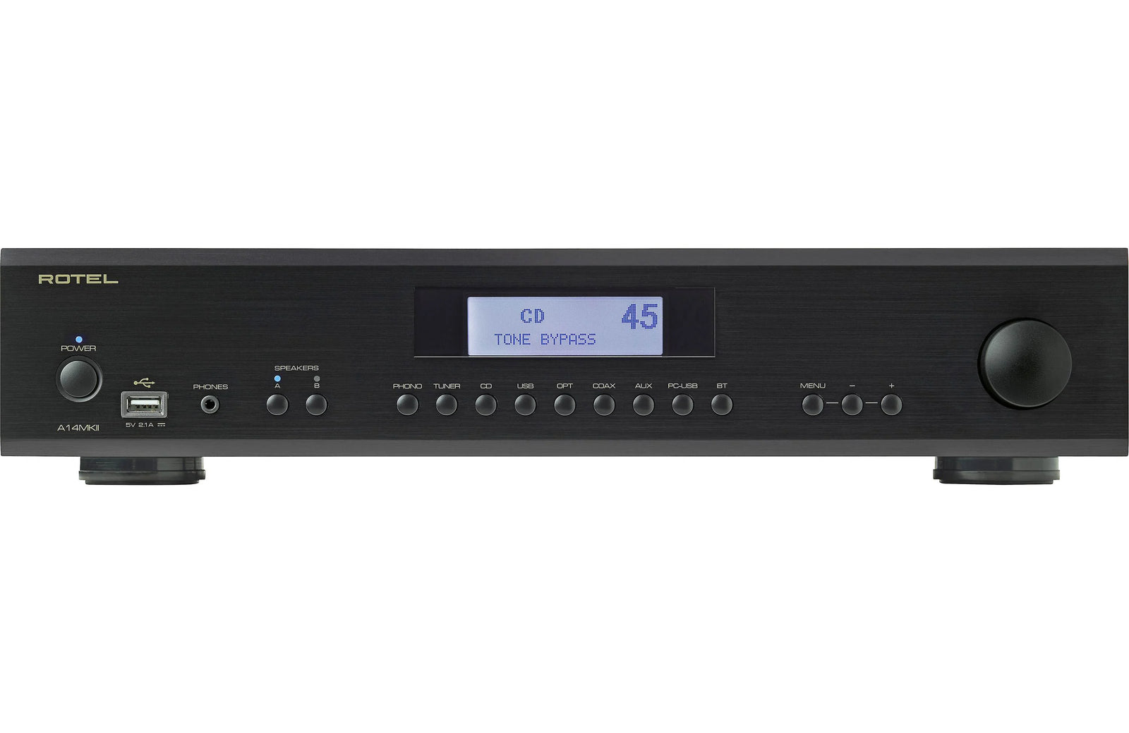 Rotel A14 MKII Integrated Amplifier with Built-in DAC and Bluetooth - Safe and Sound HQ