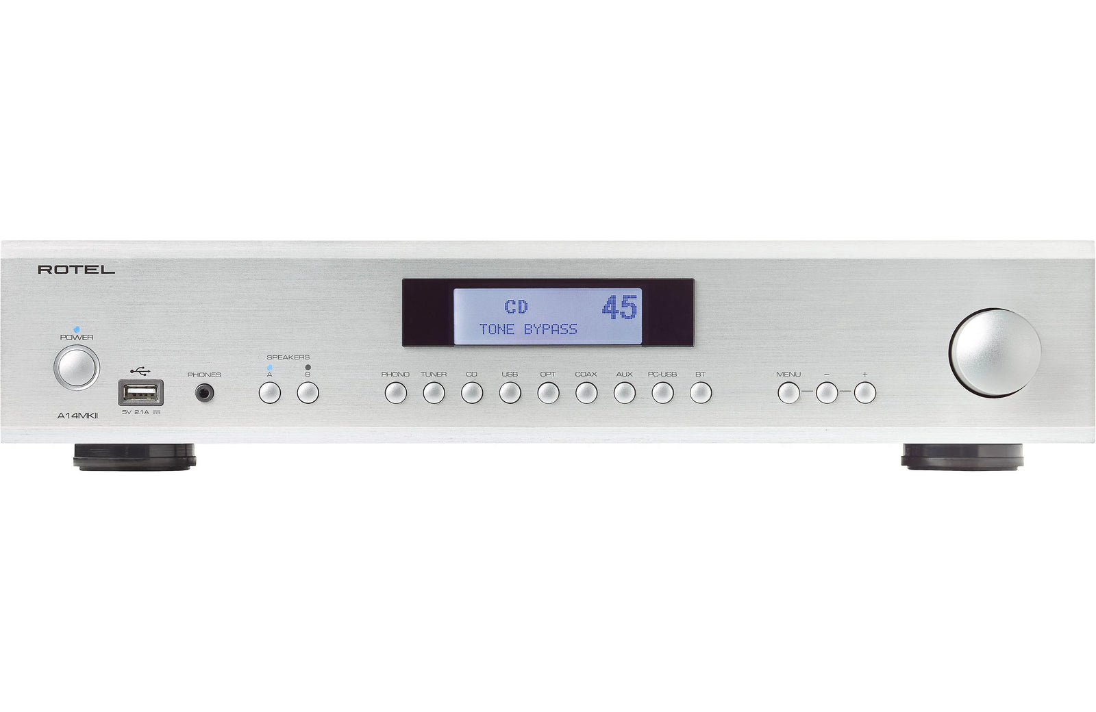 Rotel A14 MKII Integrated Amplifier with Built-in DAC and Bluetooth - Safe and Sound HQ