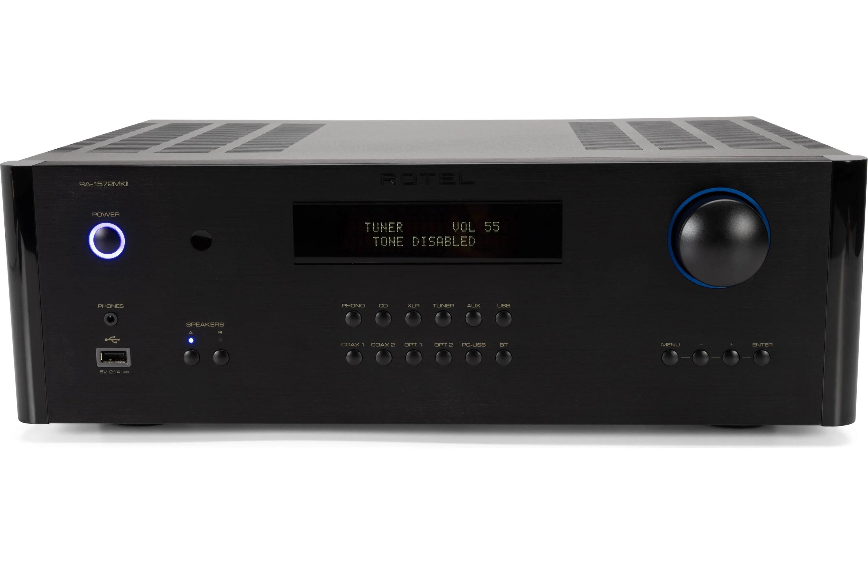 Rotel RA-1572 MKII Integrated Amplifier with Built-in DAC and Bluetooth - Safe and Sound HQ