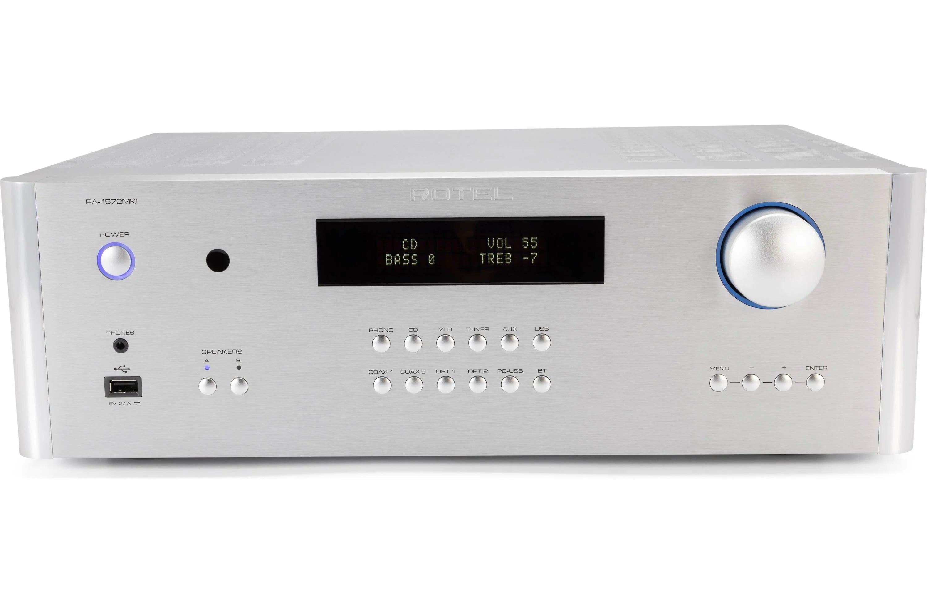 Rotel RA-1572 MKII Integrated Amplifier with Built-in DAC and Bluetooth - Safe and Sound HQ