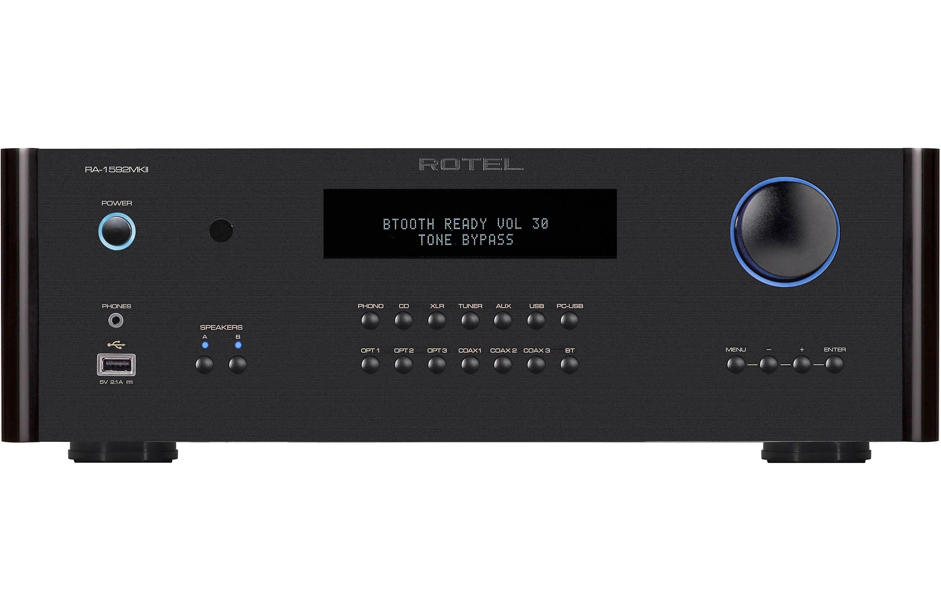 Rotel RA-1592 MKII Integrated Amplifier with Built-in DAC and Bluetooth - Safe and Sound HQ