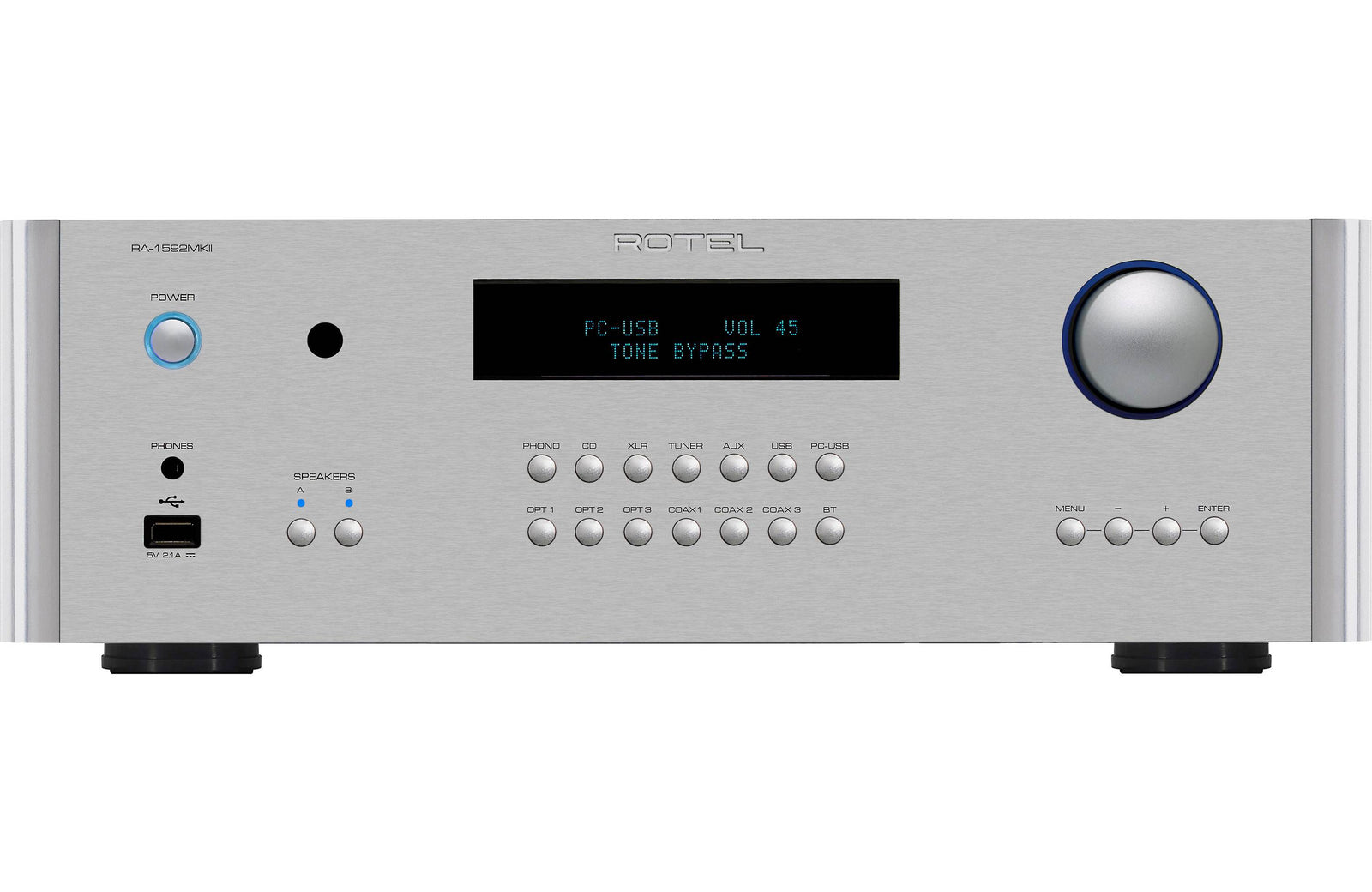 Rotel RA-1592 MKII Integrated Amplifier with Built-in DAC and Bluetooth - Safe and Sound HQ