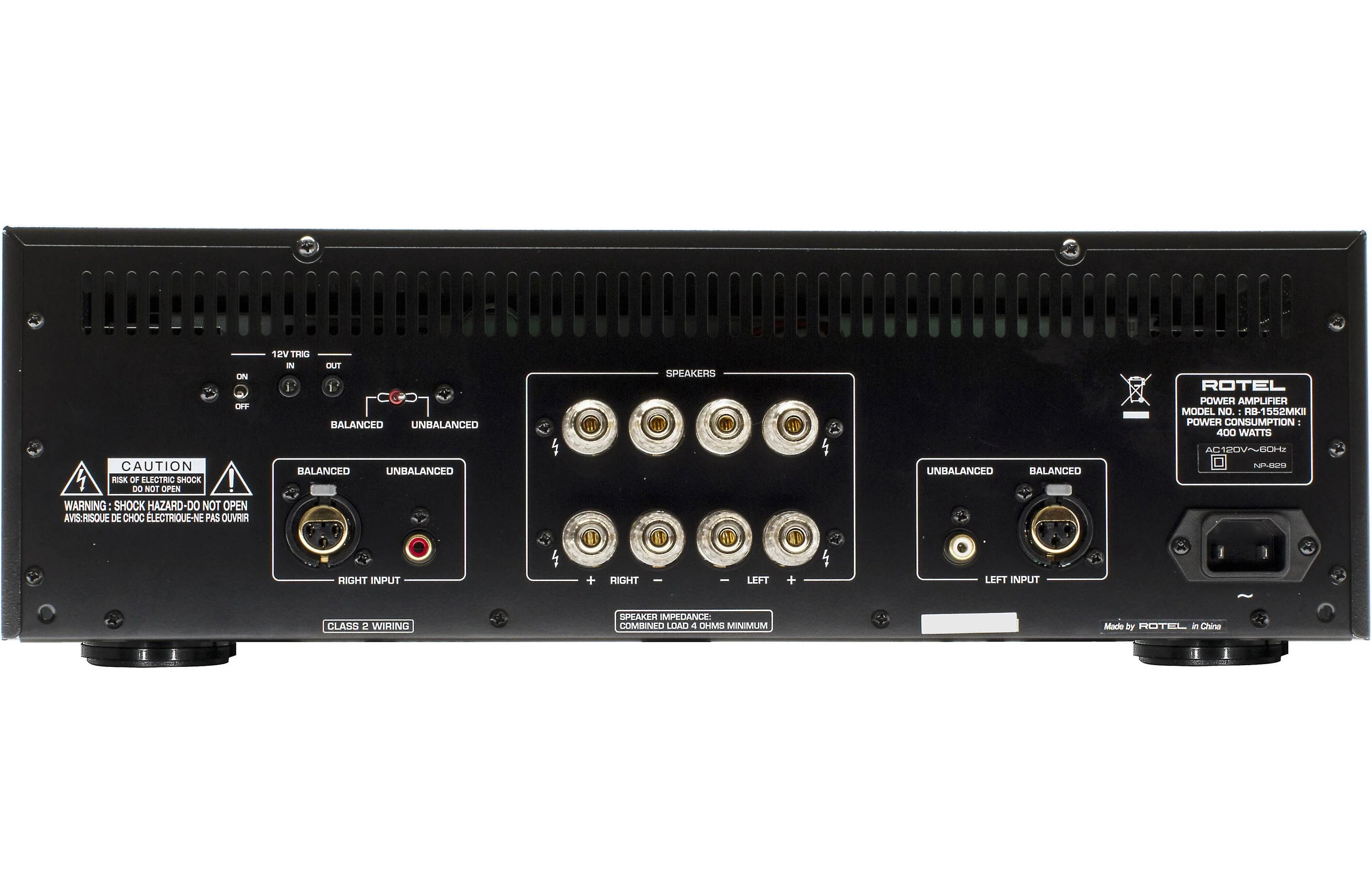 Rotel RB-1552 MKII Stereo Power Amplifier - Safe and Sound HQ