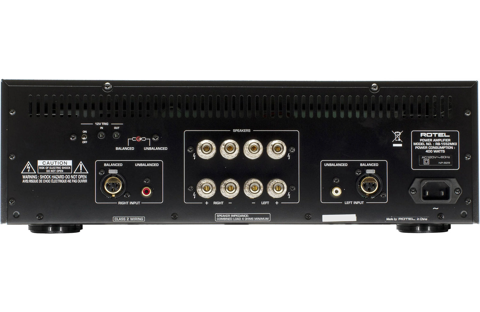 Rotel RB-1552 MKII Stereo Power Amplifier - Safe and Sound HQ