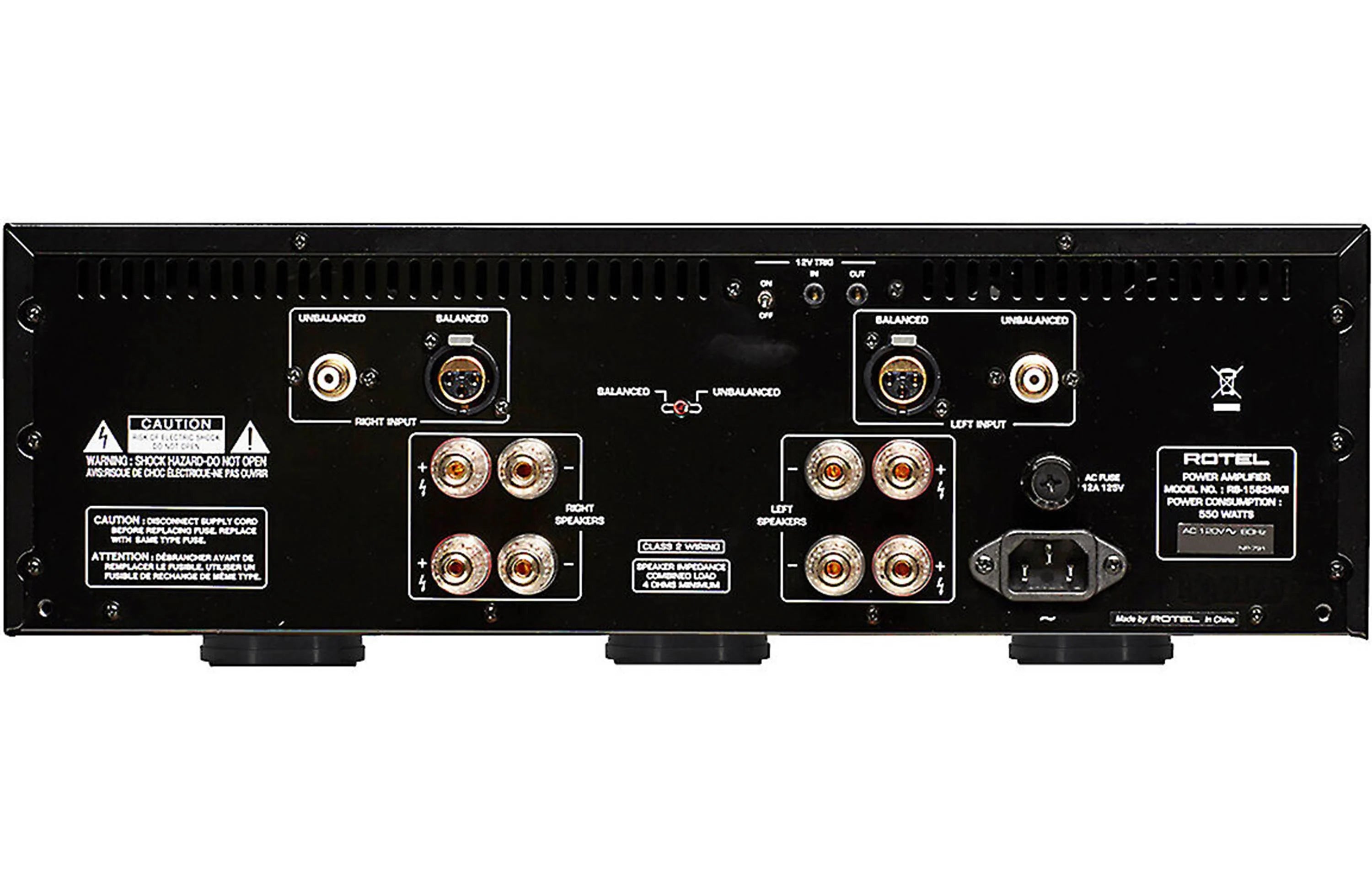 Rotel RB-1582 MKII Stereo Power Amplifier - Safe and Sound HQ