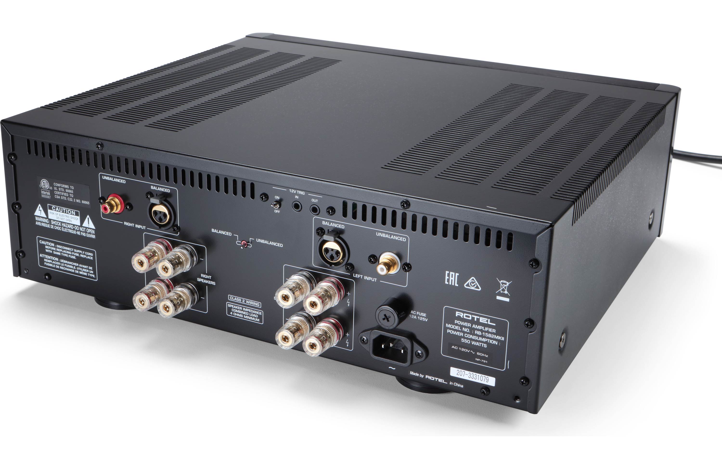 Rotel RB-1582 MKII Stereo Power Amplifier - Safe and Sound HQ