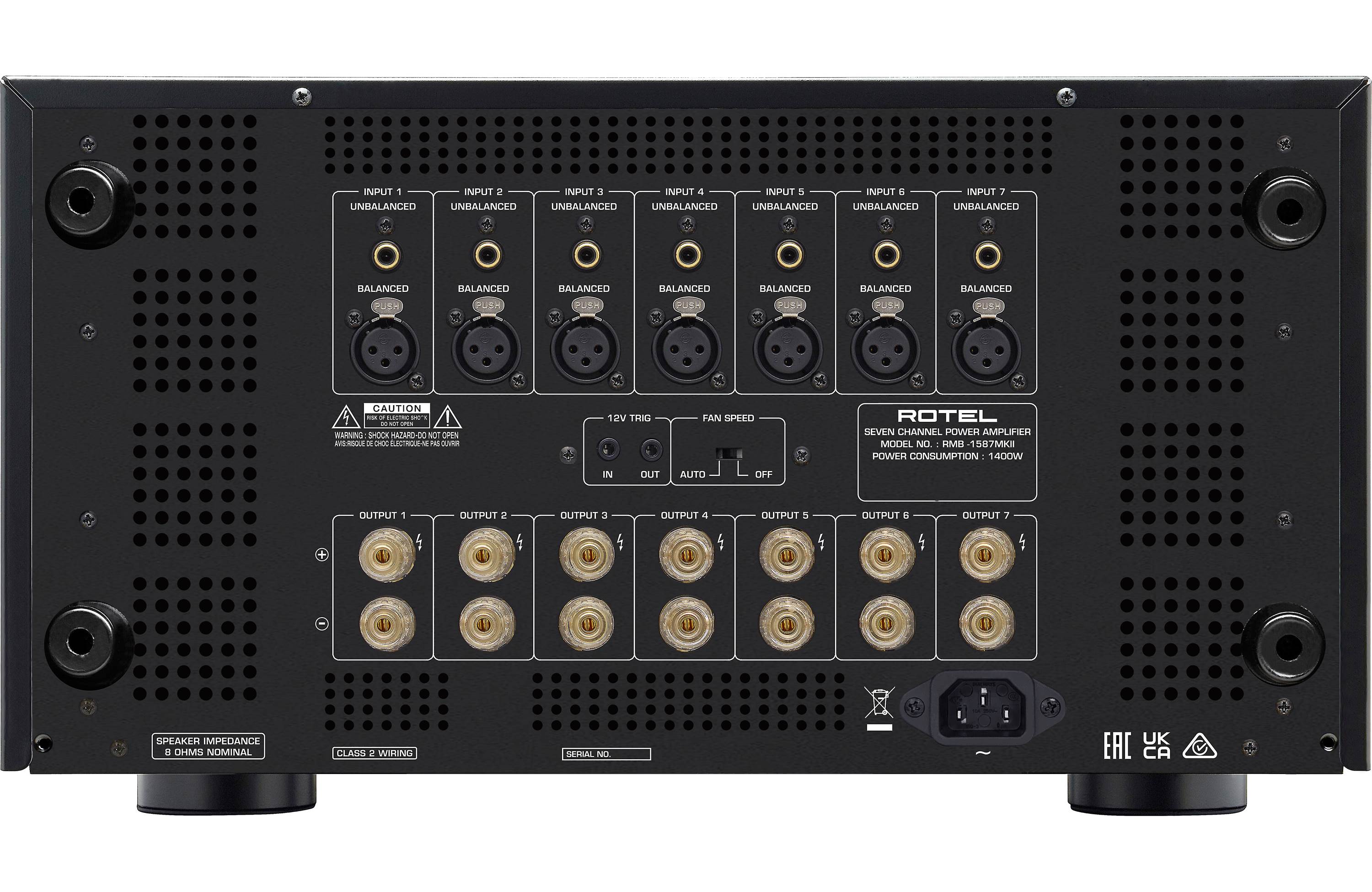 Rotel RMB-1587 MKII 7 Channel Power Amplifier