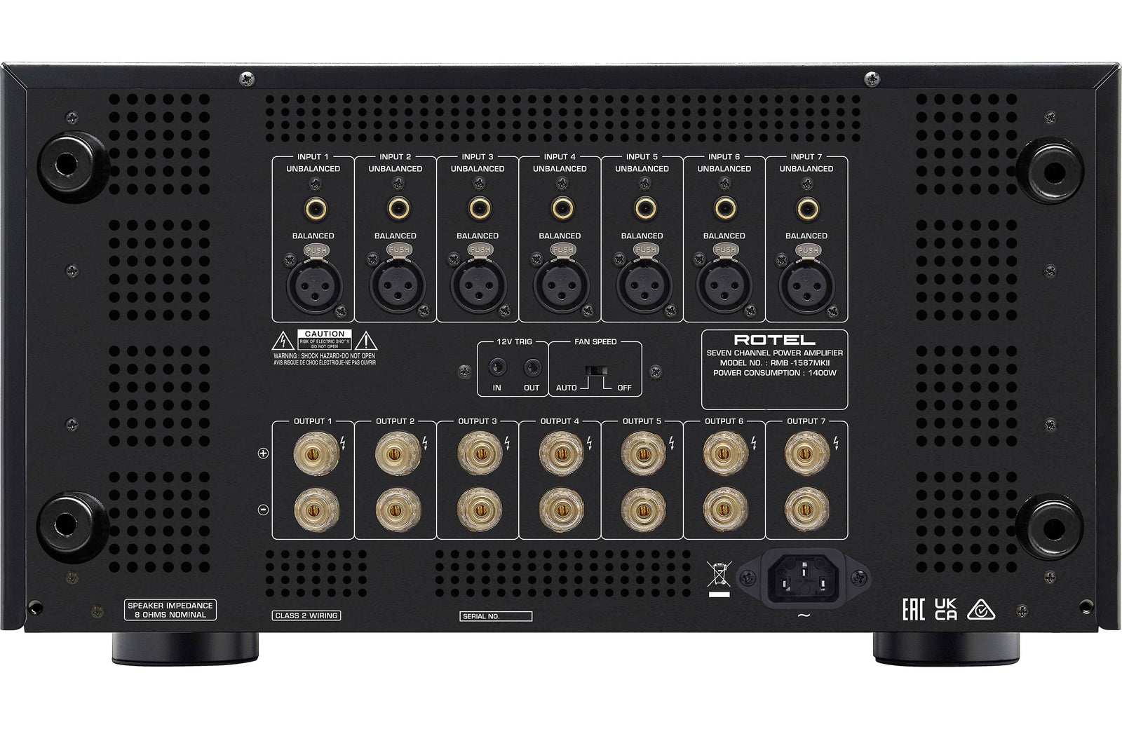 Rotel RMB-1587 MKII 7 Channel Power Amplifier - Safe and Sound HQ