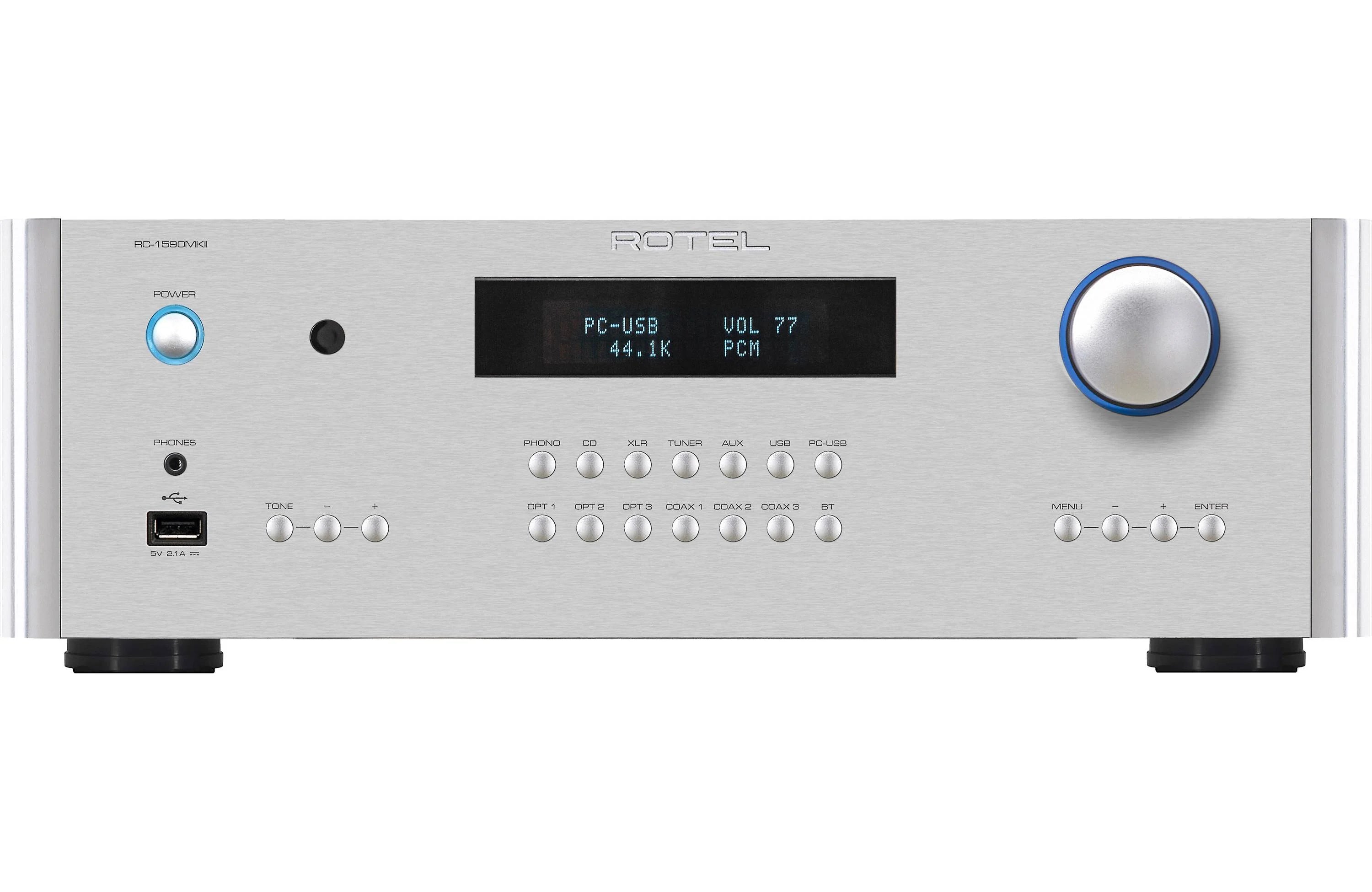 Rotel RC-1590 MKII Stereo Preamplifier with Built-in DAC and Bluetooth - Safe and Sound HQ