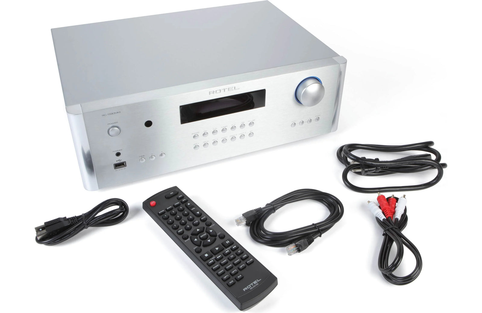 Rotel RC-1590 MKII Stereo Preamplifier with Built-in DAC and Bluetooth - Safe and Sound HQ