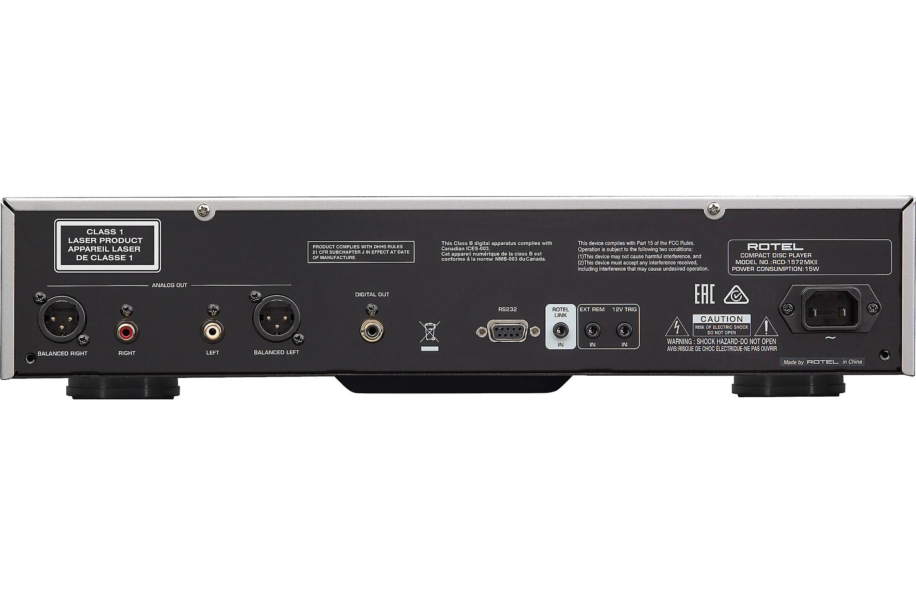 Rotel RCD-1572 MKII CD Player - Safe and Sound HQ