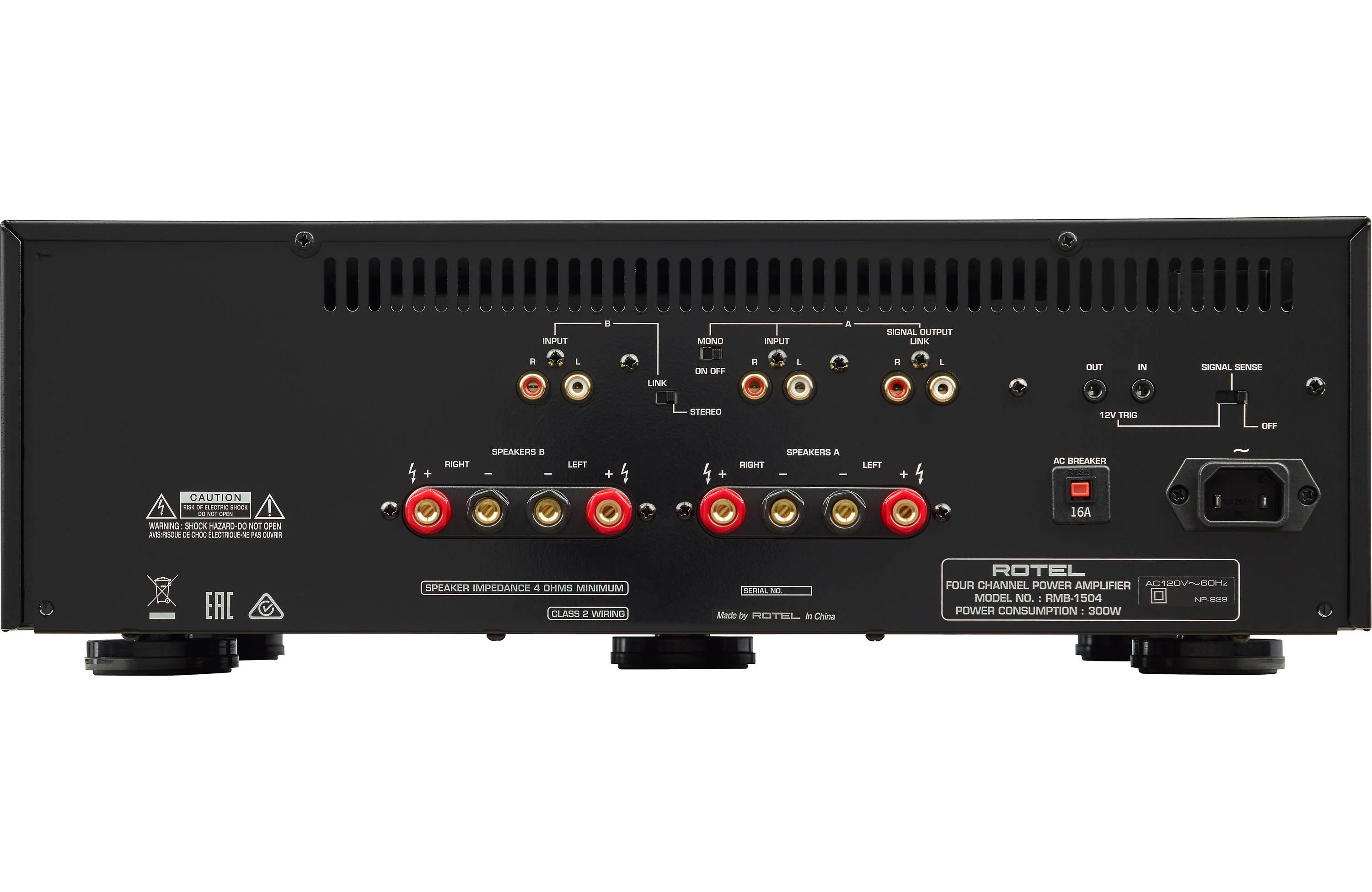 Rotel RMB-1504 4 Channel Distribution Amplifier - Safe and Sound HQ