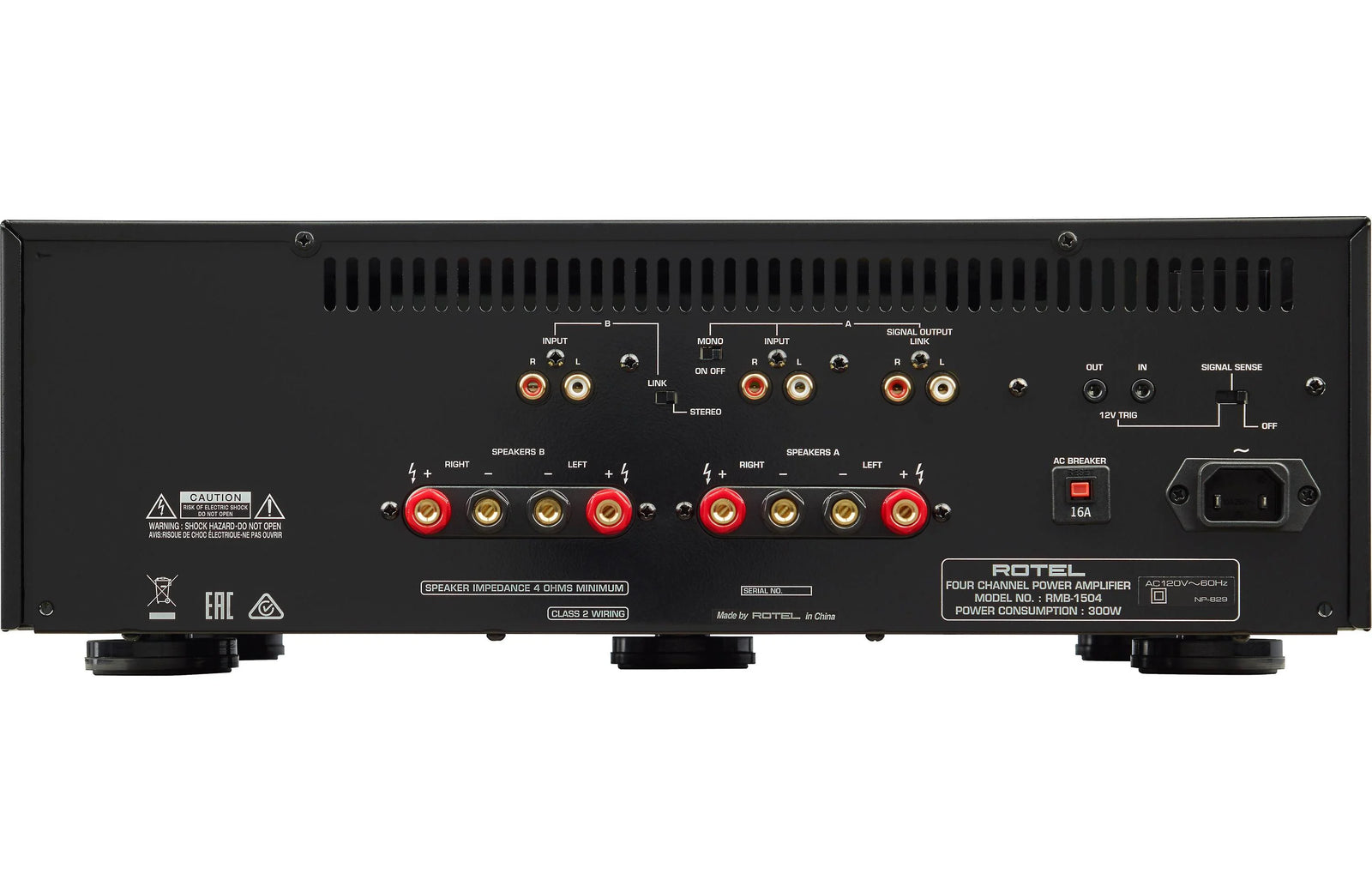 Rotel RMB-1504 4 Channel Distribution Amplifier - Safe and Sound HQ