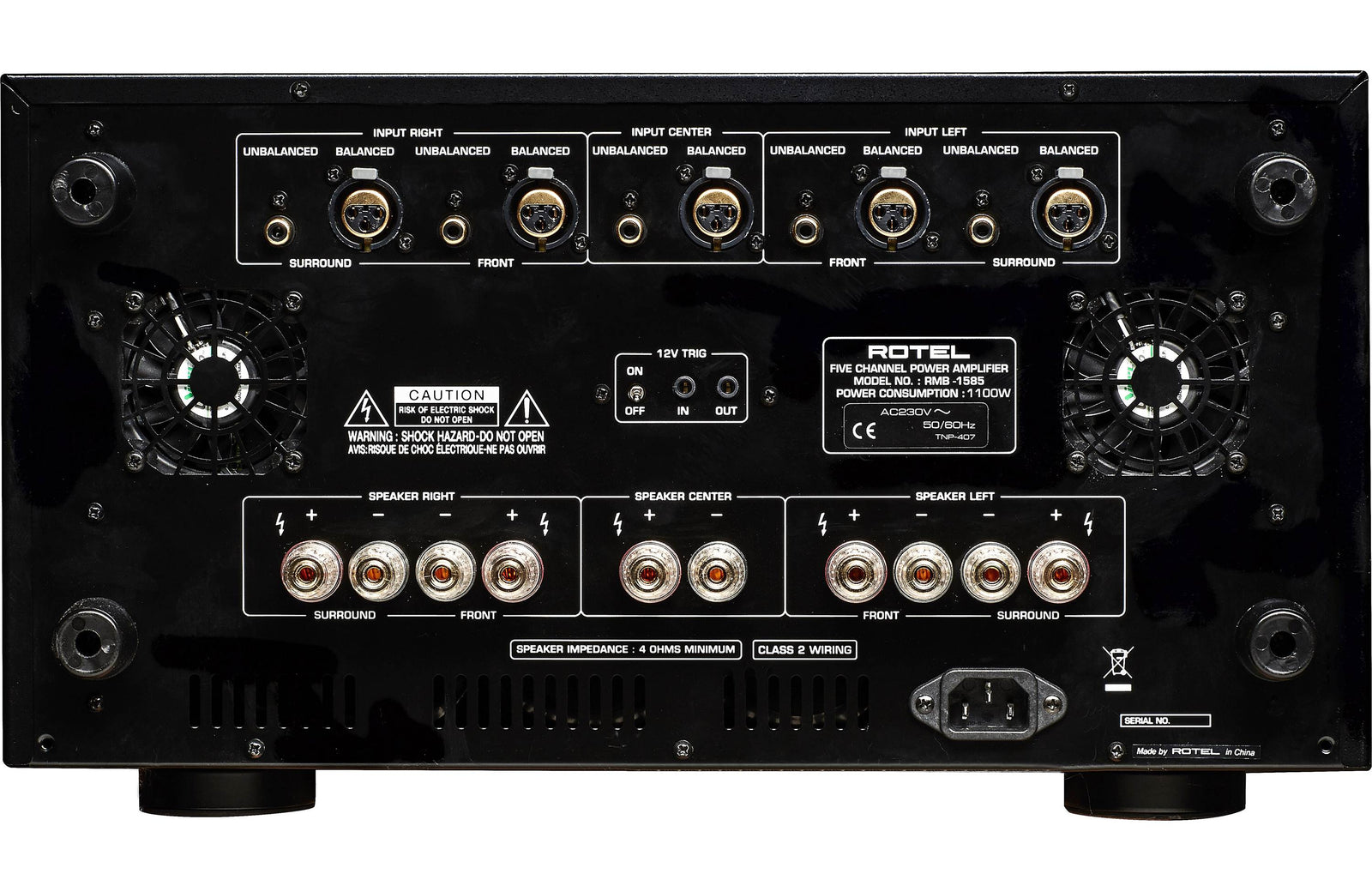Rotel RMB-1585 5 Channel Power Amplifier