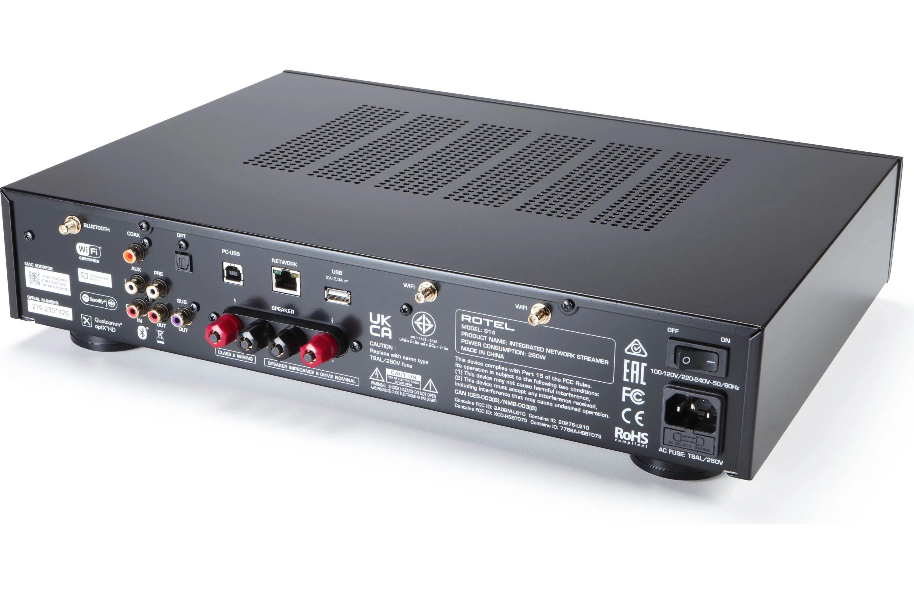 Rotel S14 Streaming Integrated Amplifier - Safe and Sound HQ