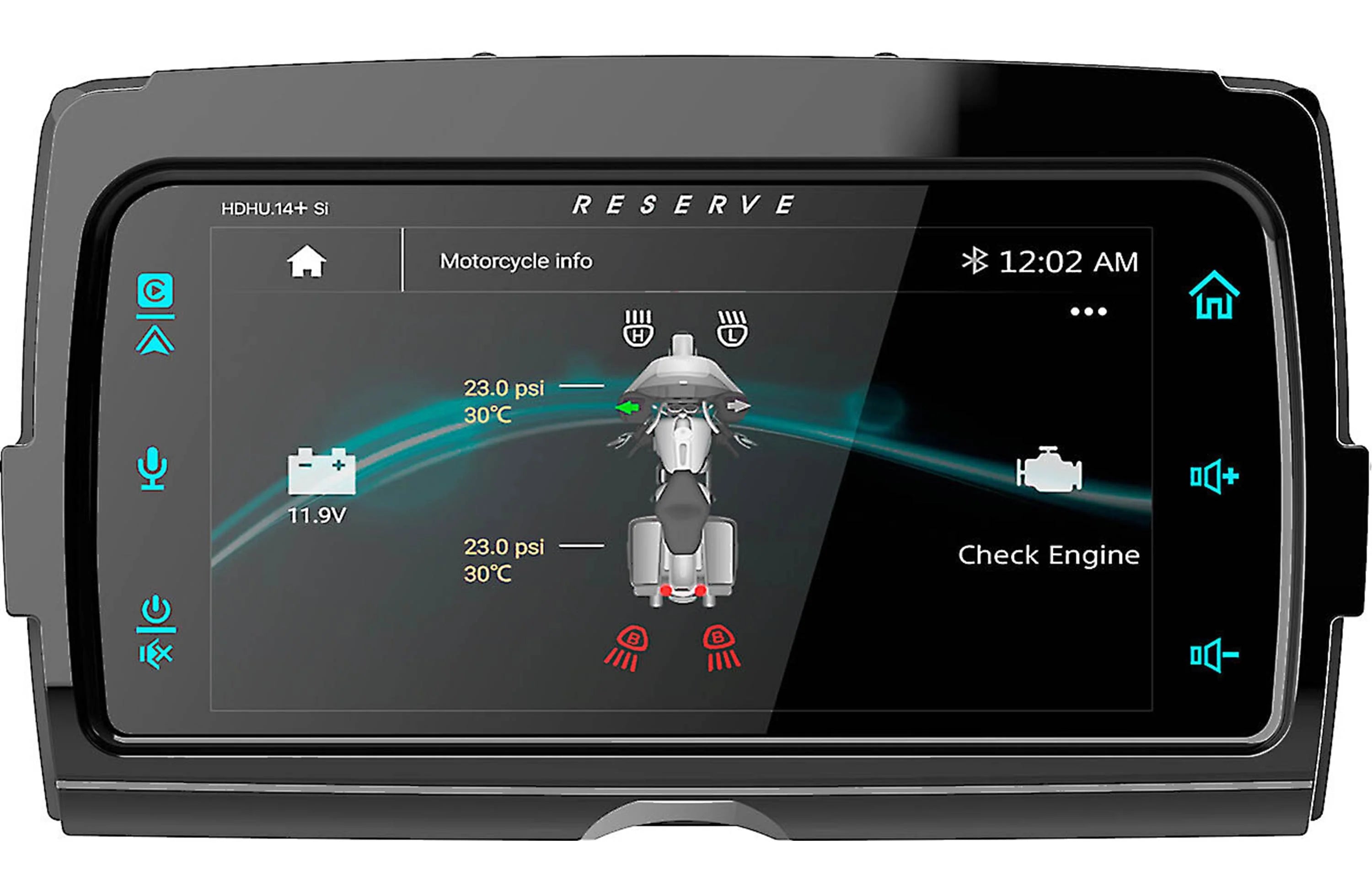 Soundstream HDHU.14Si Motorcyle Head Unit for 2014+ Harley Davison Touring Motorcycles - Safe and Sound HQ
