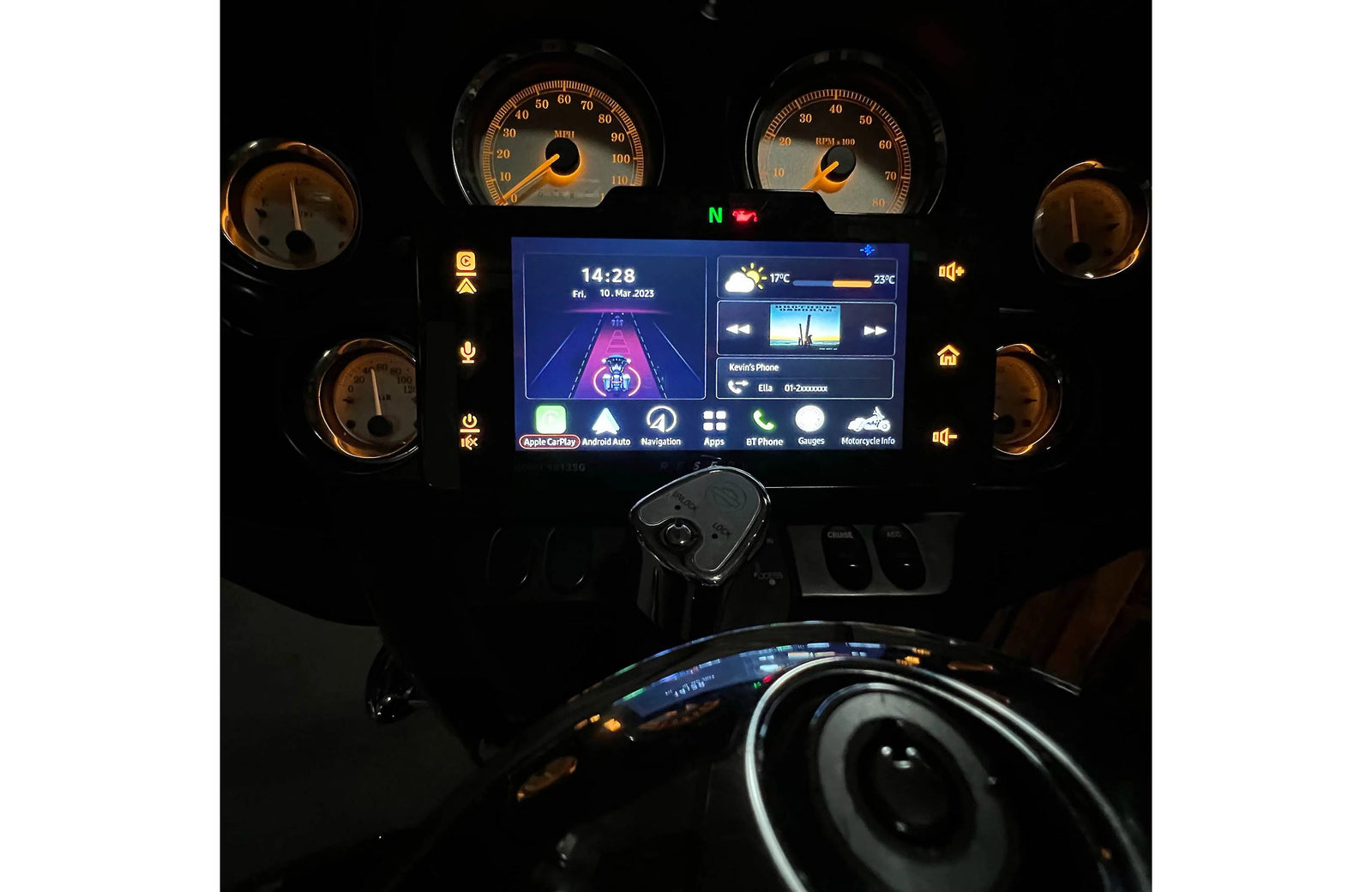 Soundstream HDHU.9813SG Motorcyle Head Unit for Select 1998-2013 Harley-Davidson Street Glide Motorcycles - Safe and Sound HQ