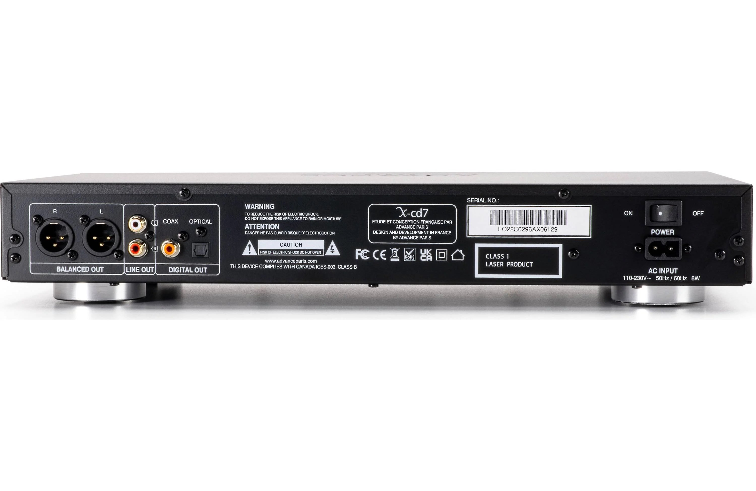 Advance Paris X-CD7 CD Player and DAC - Safe and Sound HQ