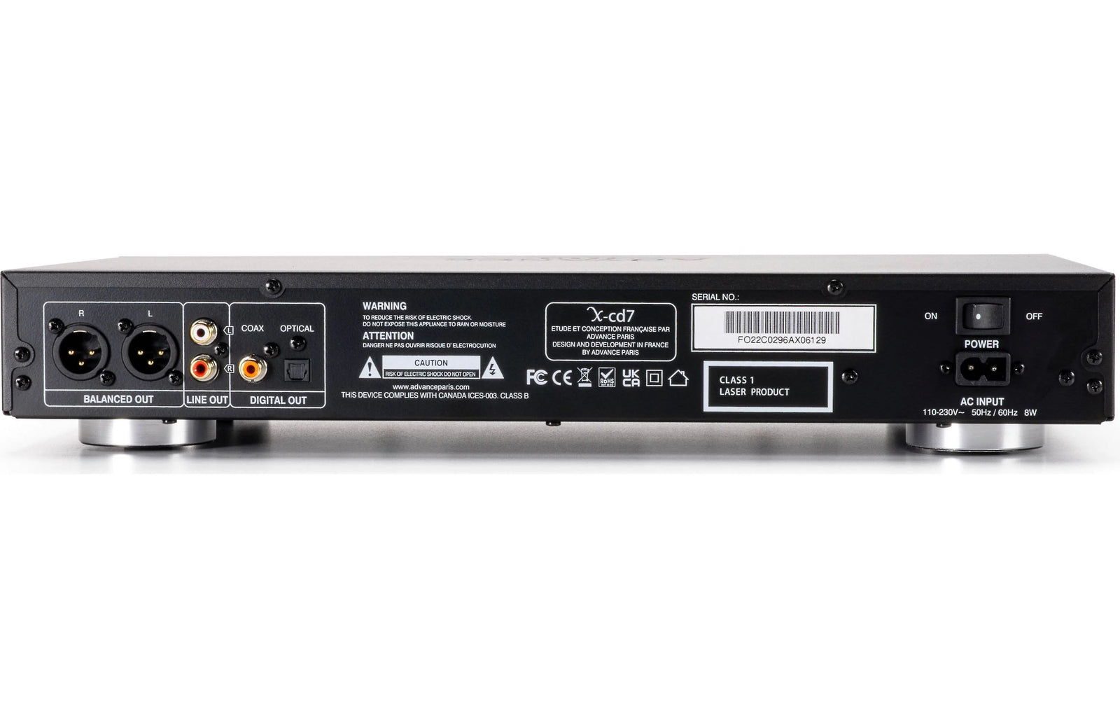 Advance Paris X-CD7 CD Player and DAC - Safe and Sound HQ