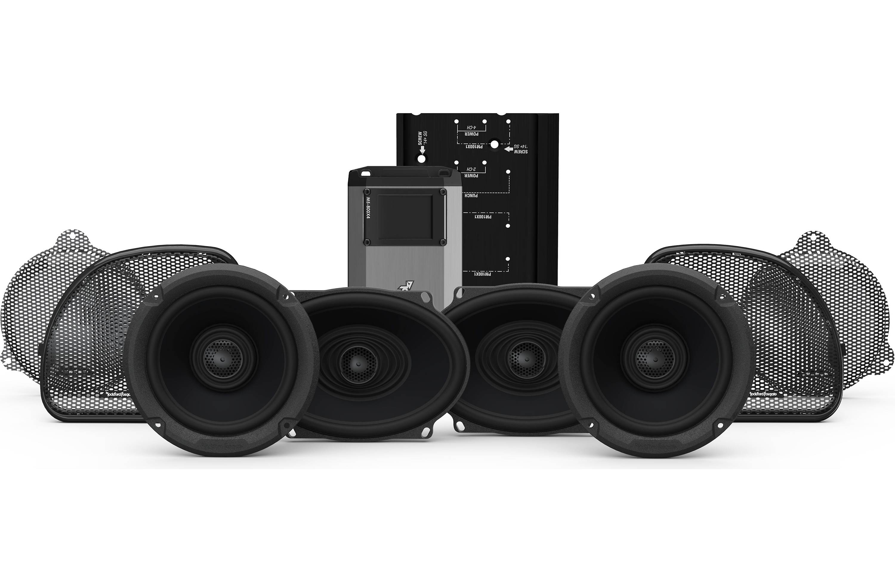 Rockford Fosgate HD14CVO-STG2 CVO Stage 2 Kit for 2014+ Street Glide & Road Glide Harley-Davidson - Safe and Sound HQ