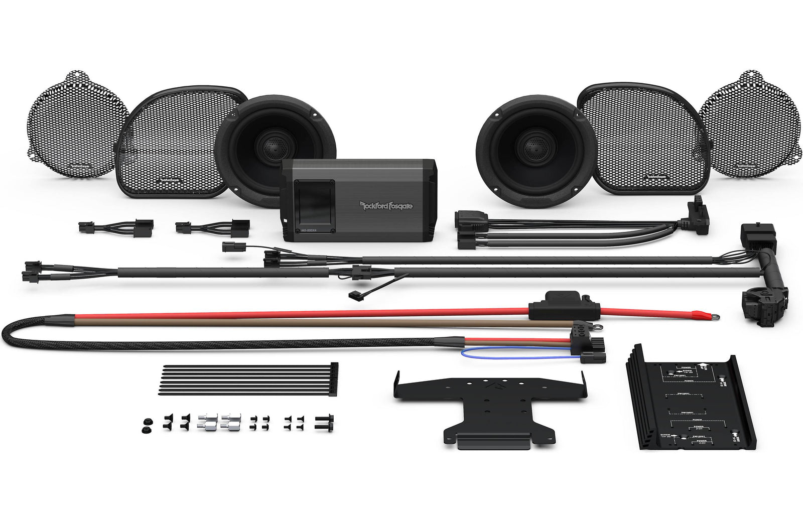 Rockford Fosgate HD14-STG2 Stage 2 Kit for 2014+ Street Glide & Road Glide Harley-Davidson - Safe and Sound HQ