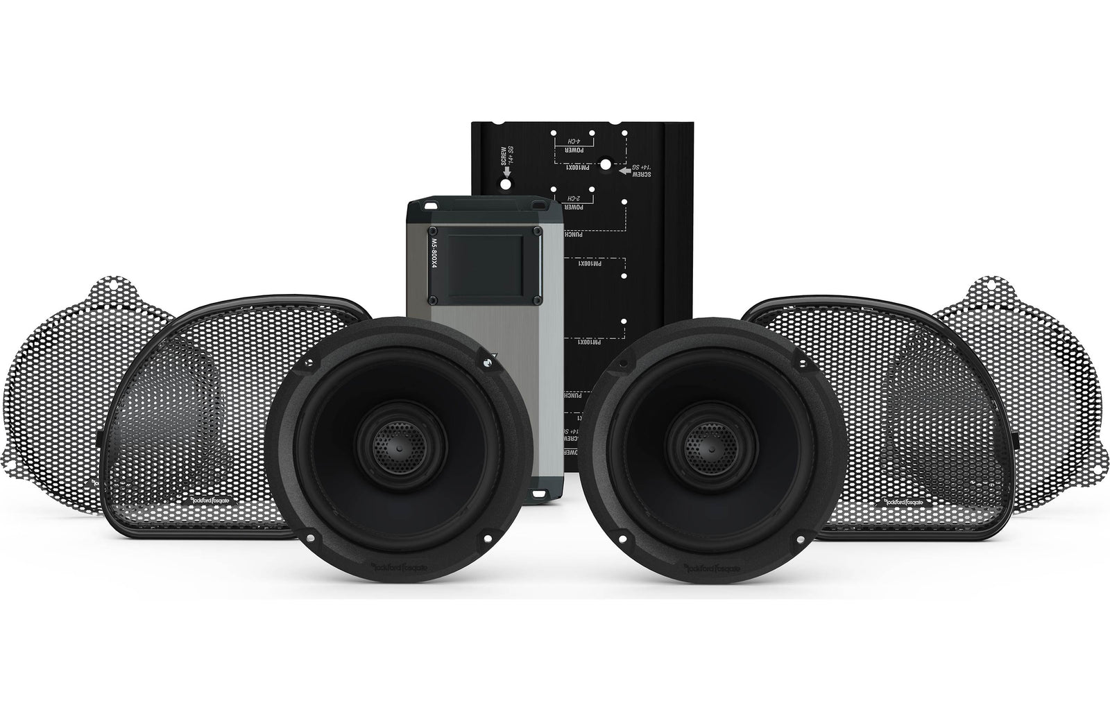 Rockford Fosgate HD14-STG2 Stage 2 Kit for 2014+ Street Glide & Road Glide Harley-Davidson - Safe and Sound HQ