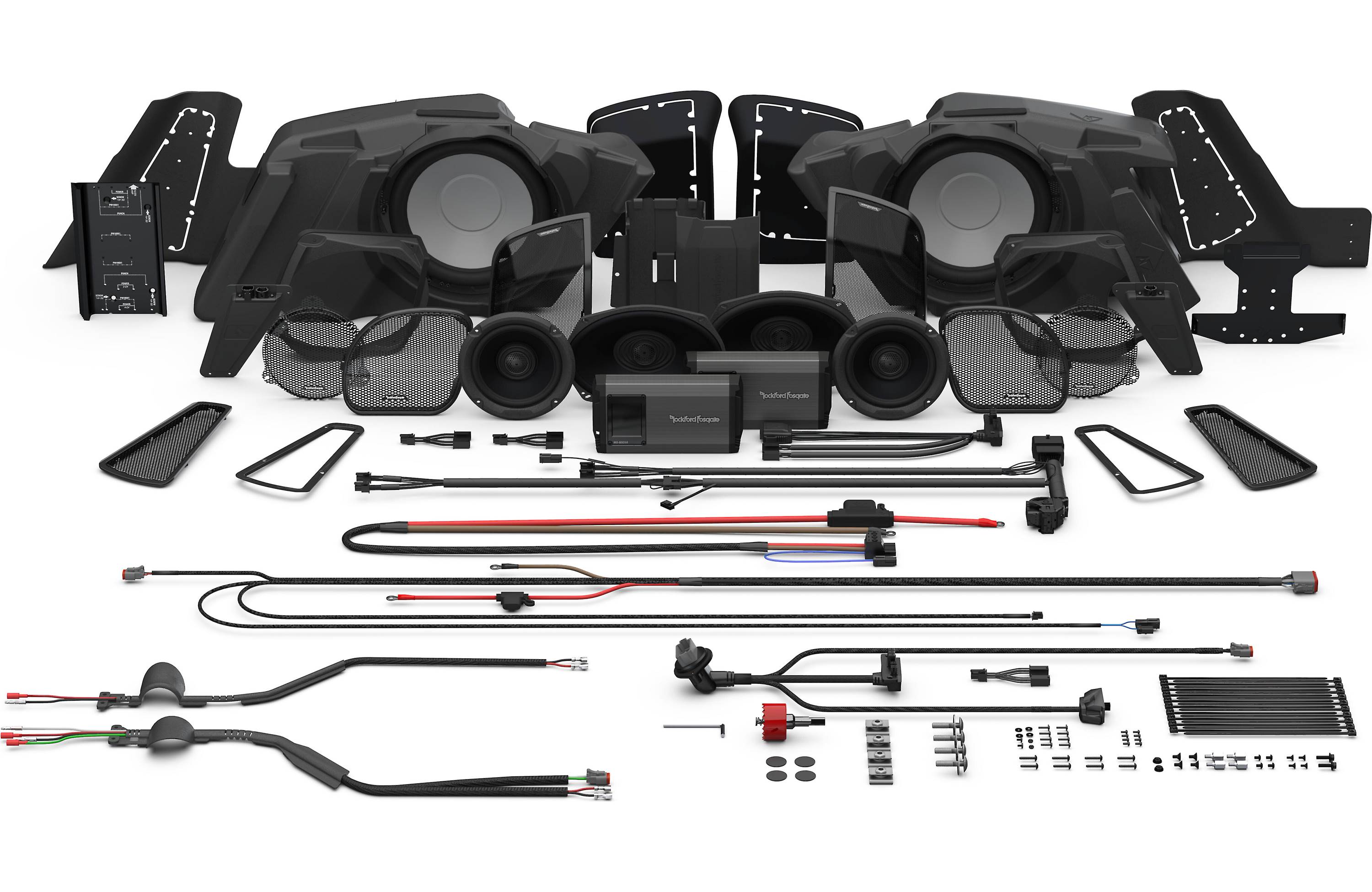 Rockford Fosgate HD14-STG5 Stage 5 Kit for 2014+ Street Glide & Road Glide Harley-Davidson - Safe and Sound HQ
