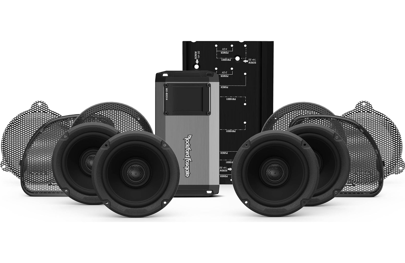 Rockford Fosgate HD14U-STG2 Ultra Stage 2 Kit for 2014+ Street Glide & Road Glide Harley-Davidson - Safe and Sound HQ