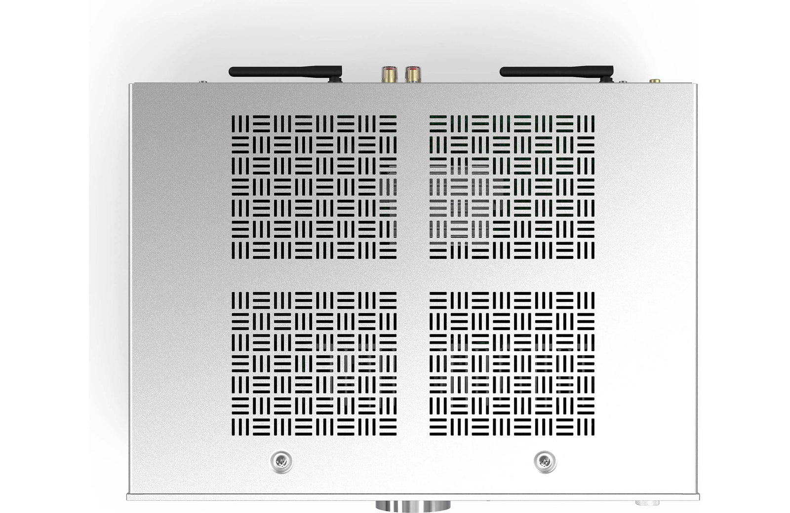 Onkyo A-50 Icon Series Integrated Amplifier with Wi-Fi, Bluetooth, Google Cast, and Apply Airplay 2 top view