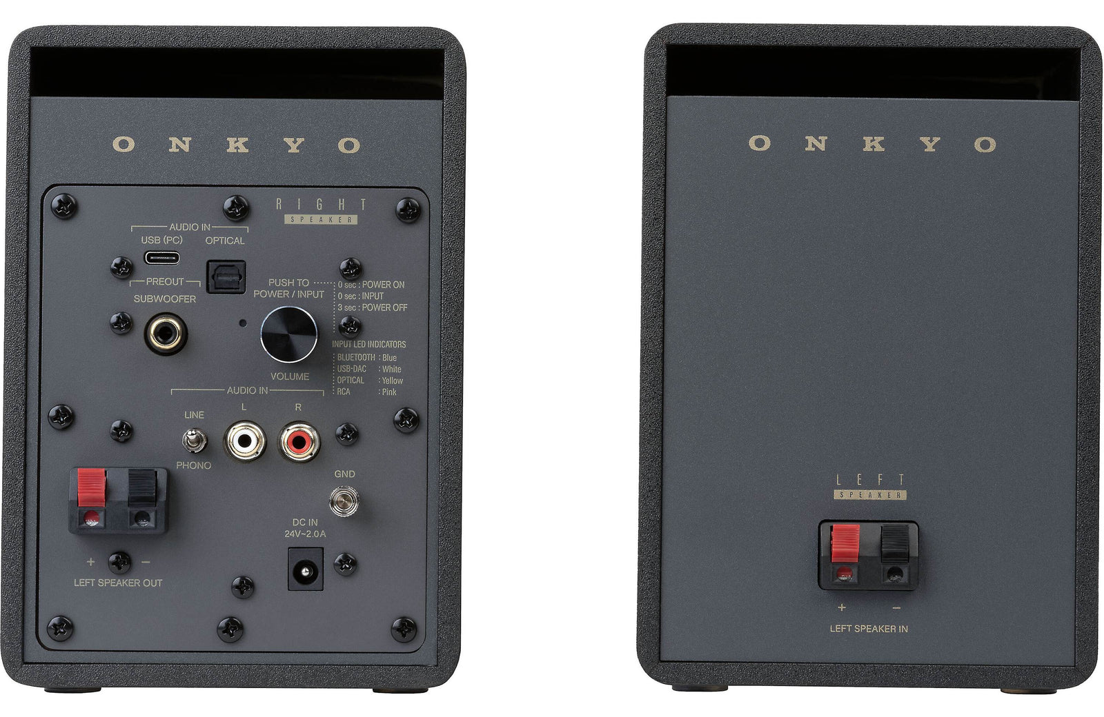 Onkyo GX-10DB Creator Series Powered Desktop Speaker (Pair) - Safe and Sound HQ