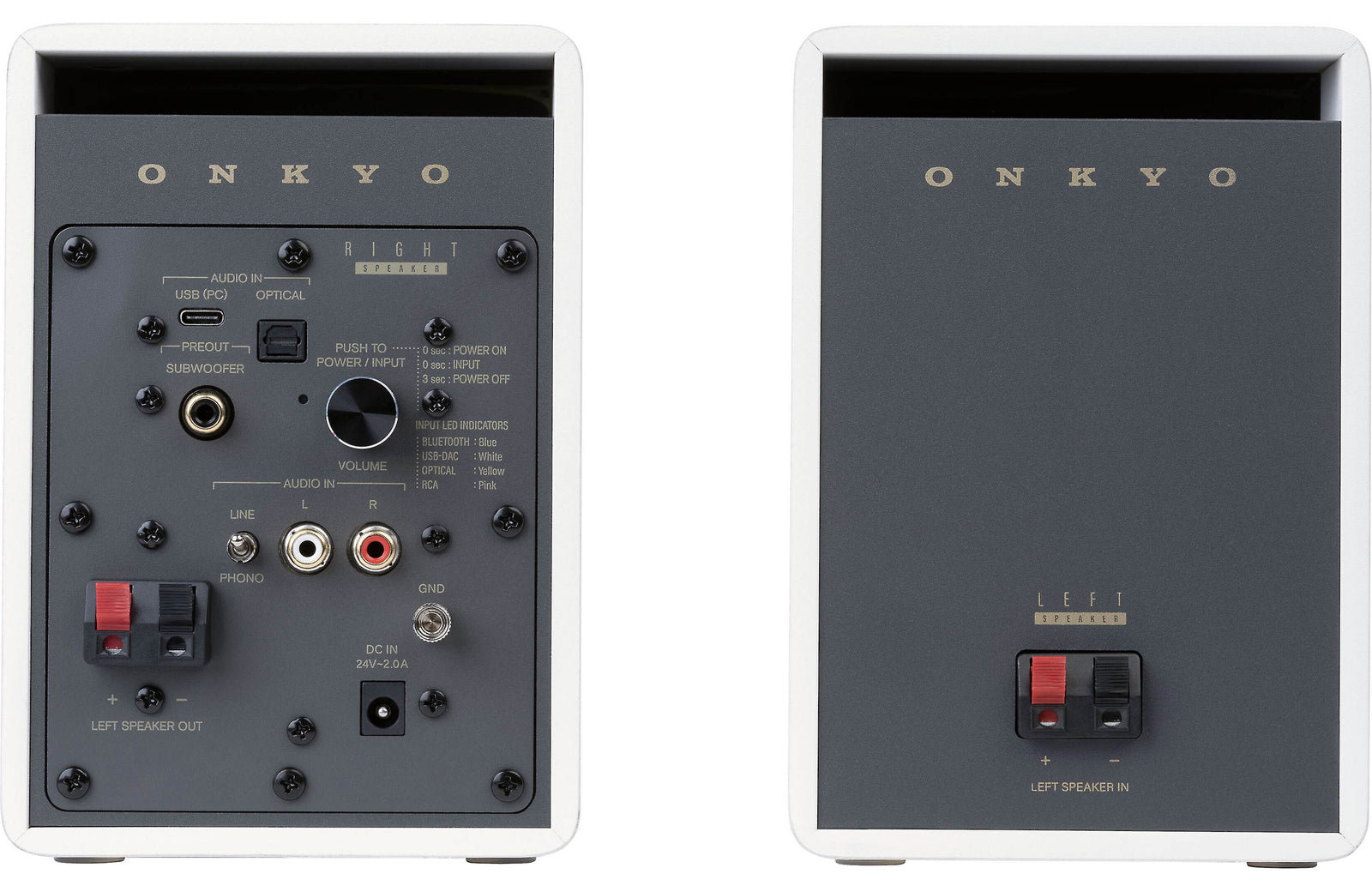 Onkyo GX-10DB Creator Series Powered Desktop Speaker (Pair) - Safe and Sound HQ