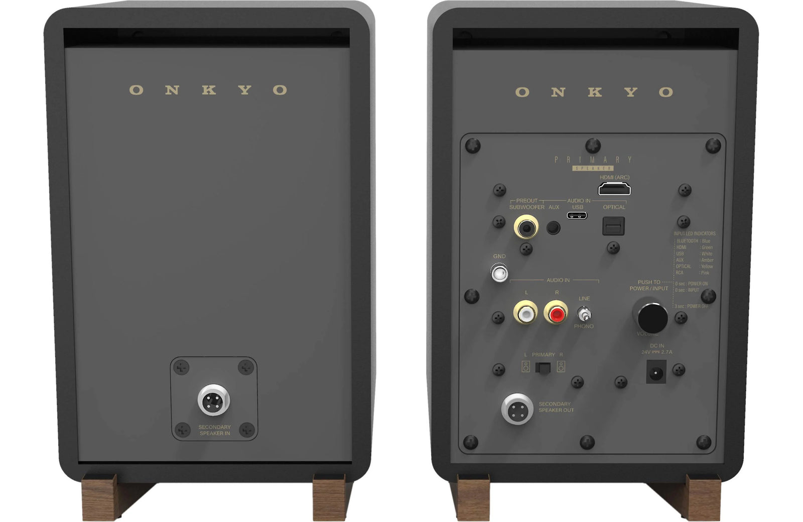 Onkyo GX-30ARC Creator Series Powered Monitor Speaker (Pair) - Safe and Sound HQ