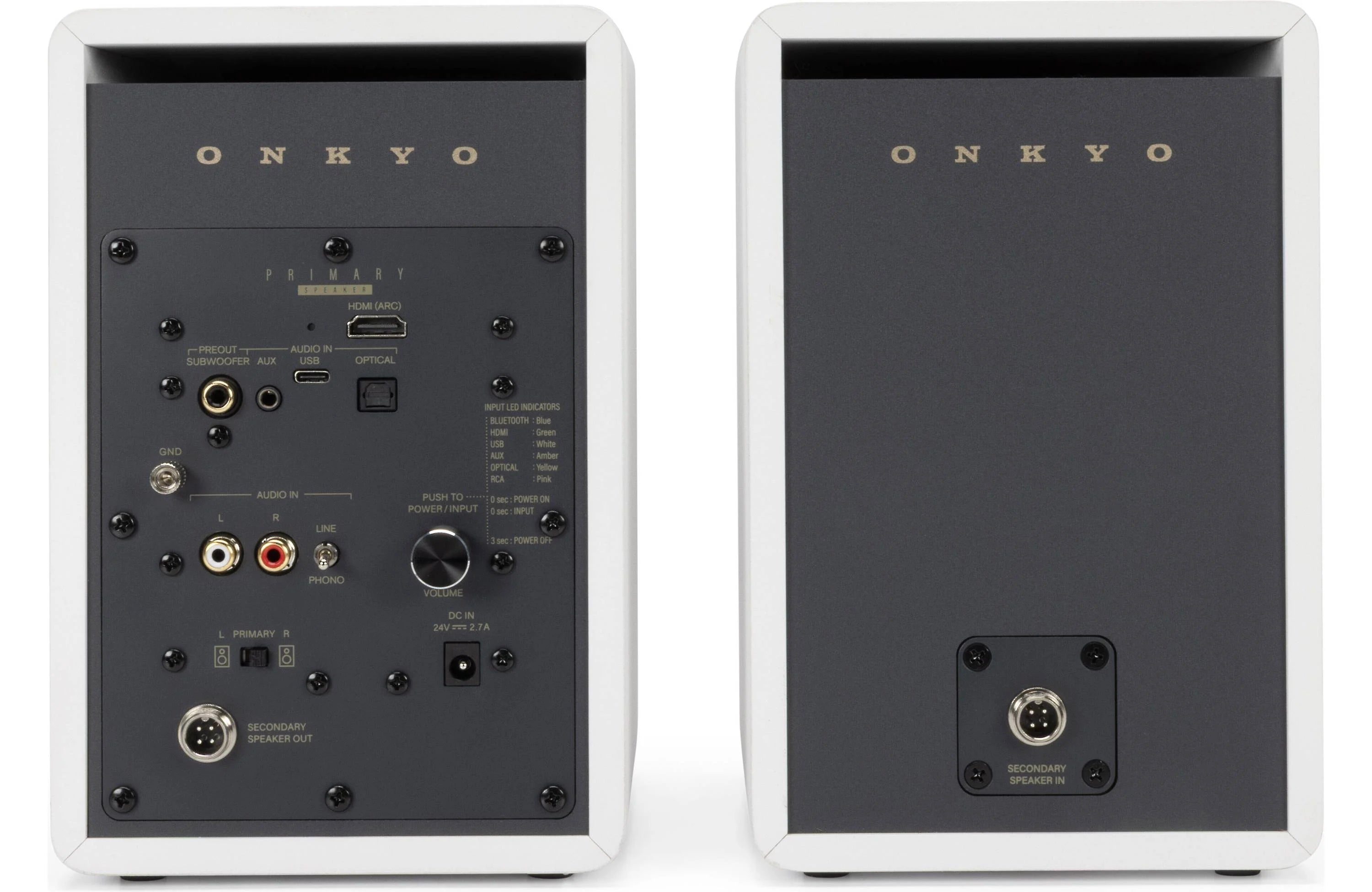 Onkyo GX-30ARC Creator Series Powered Monitor Speaker (Pair) - Safe and Sound HQ