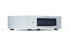 Onkyo M-80 Icon Series Stereo Power Amplifier in sleek silver design, showcasing dual meters and quality build.