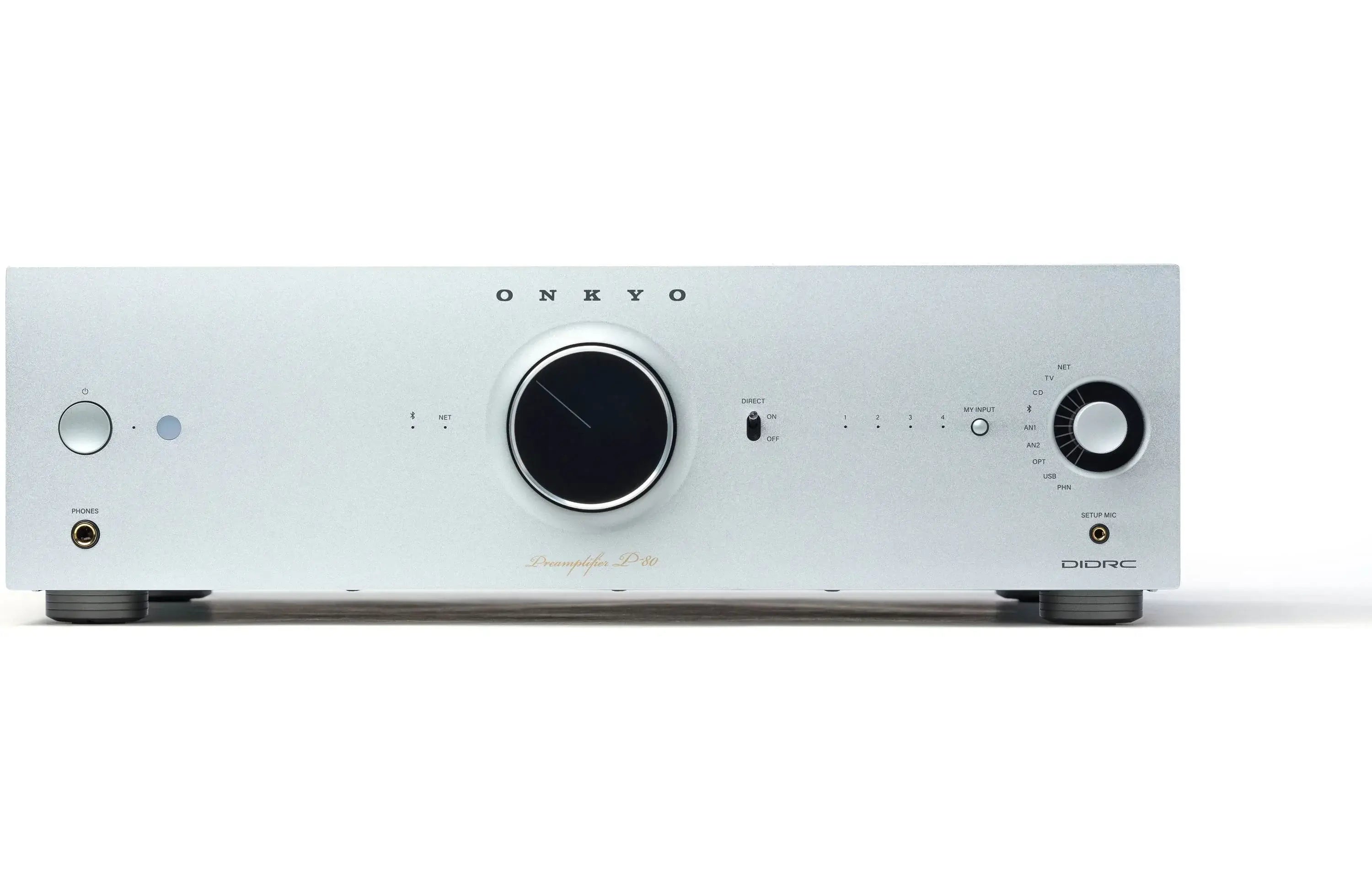 Onkyo P-80 Icon Series Stereo Preamplifier with HDMI, Wi-Fi, Bluetooth, and Apple Airplay 2