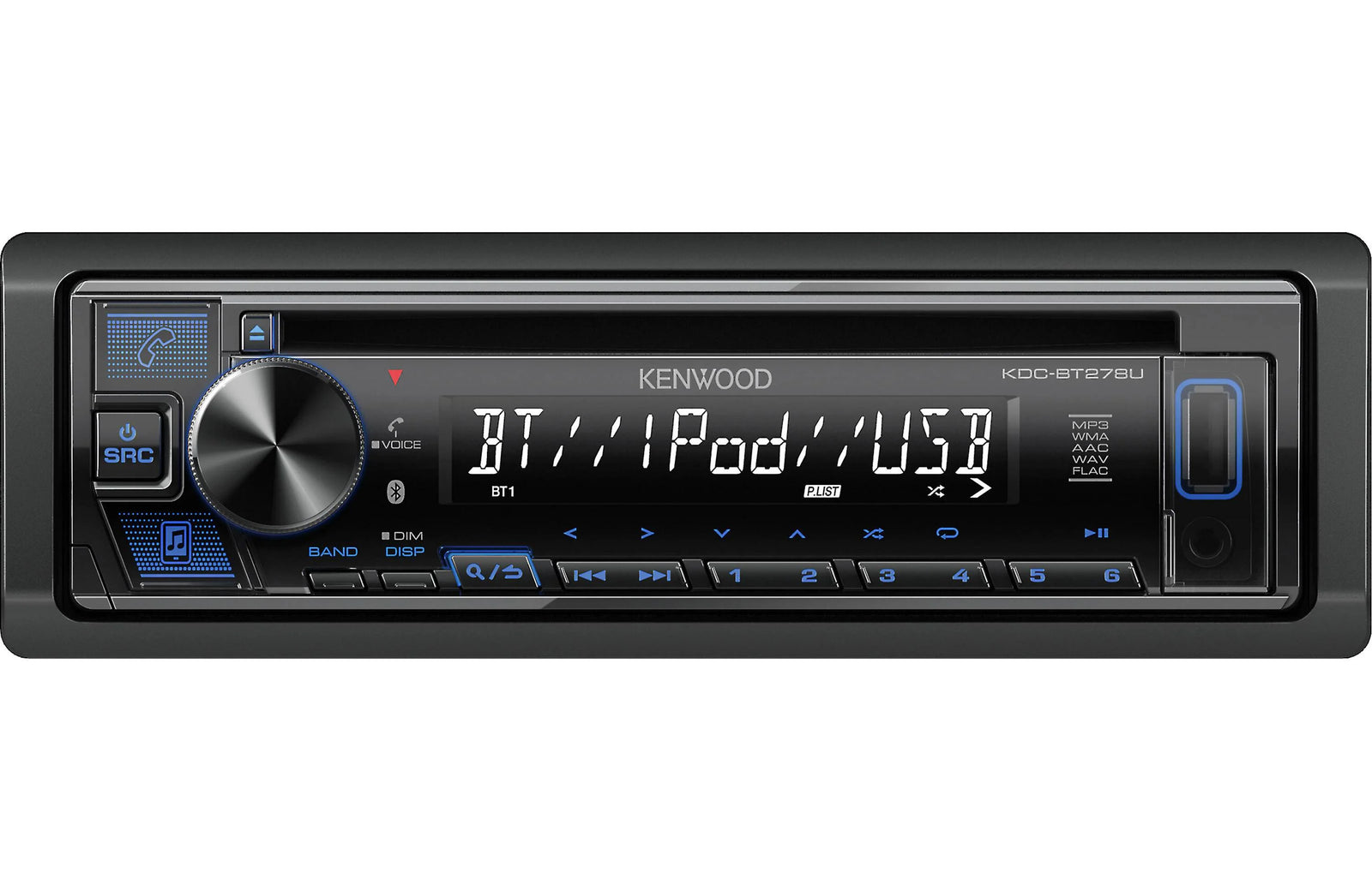 Kenwood KDC-BT278U CD Receiver with Bluetooth - Safe and Sound HQ