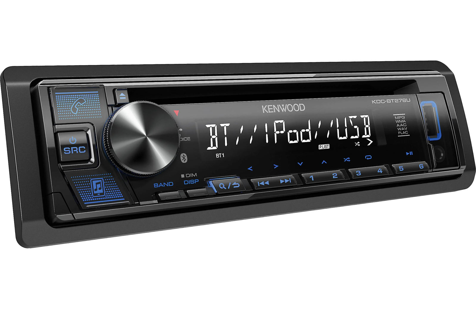 Kenwood KDC-BT278U CD Receiver with Bluetooth - Safe and Sound HQ