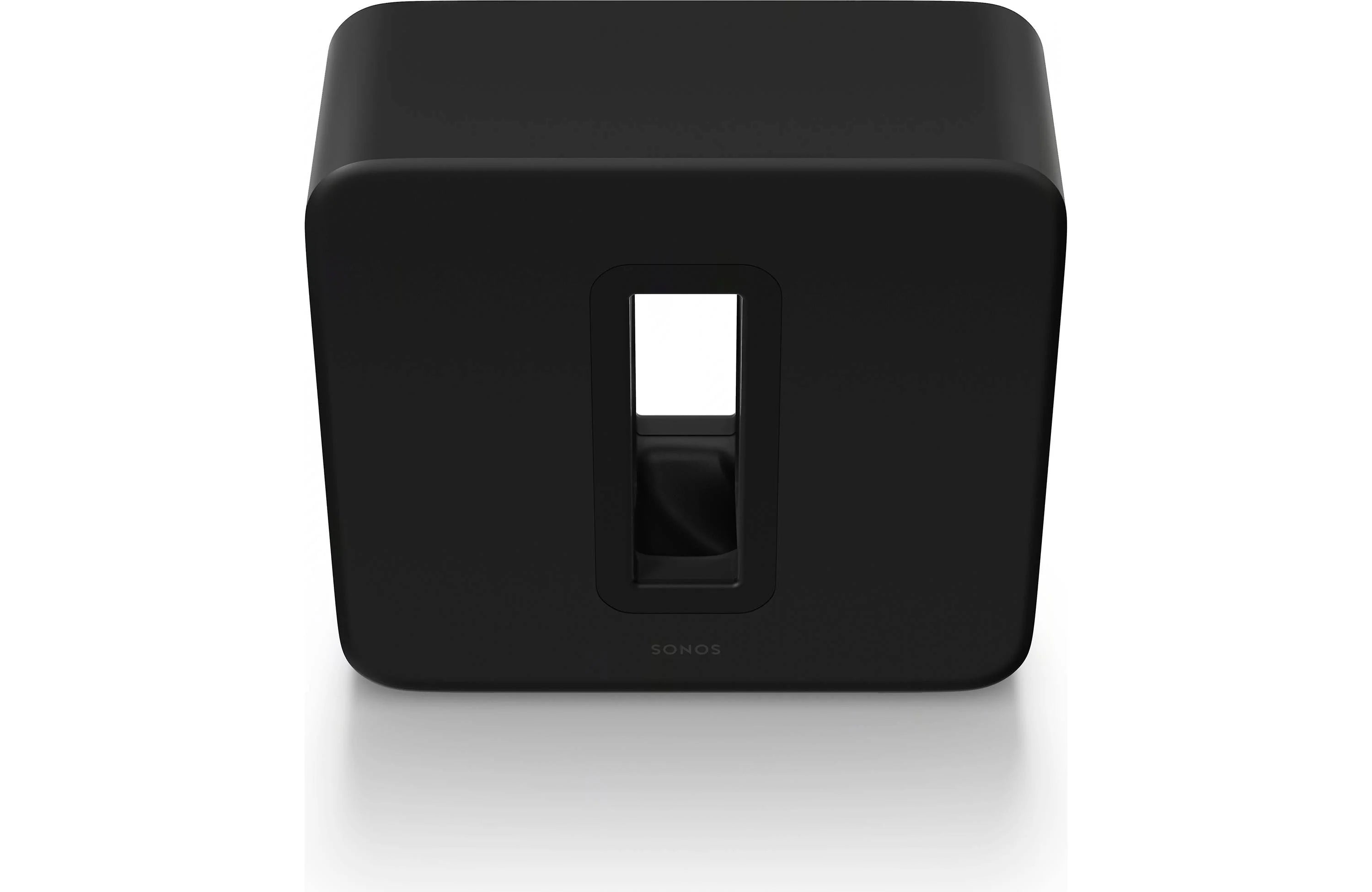 Sonos Sub 4 Premium Wireless Subwoofer in sleek black design, enhancing sound experience with powerful bass.