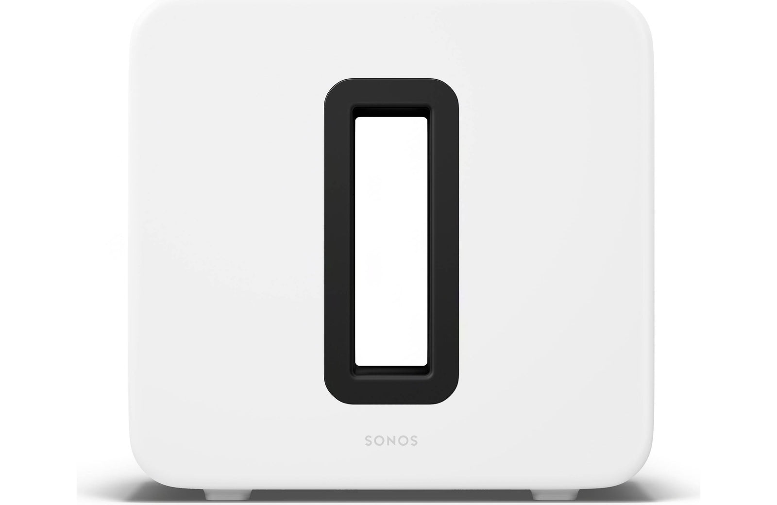 Sonos Sub 4 Premium Wireless Subwoofer with dual force-canceling woofers and matte finish.