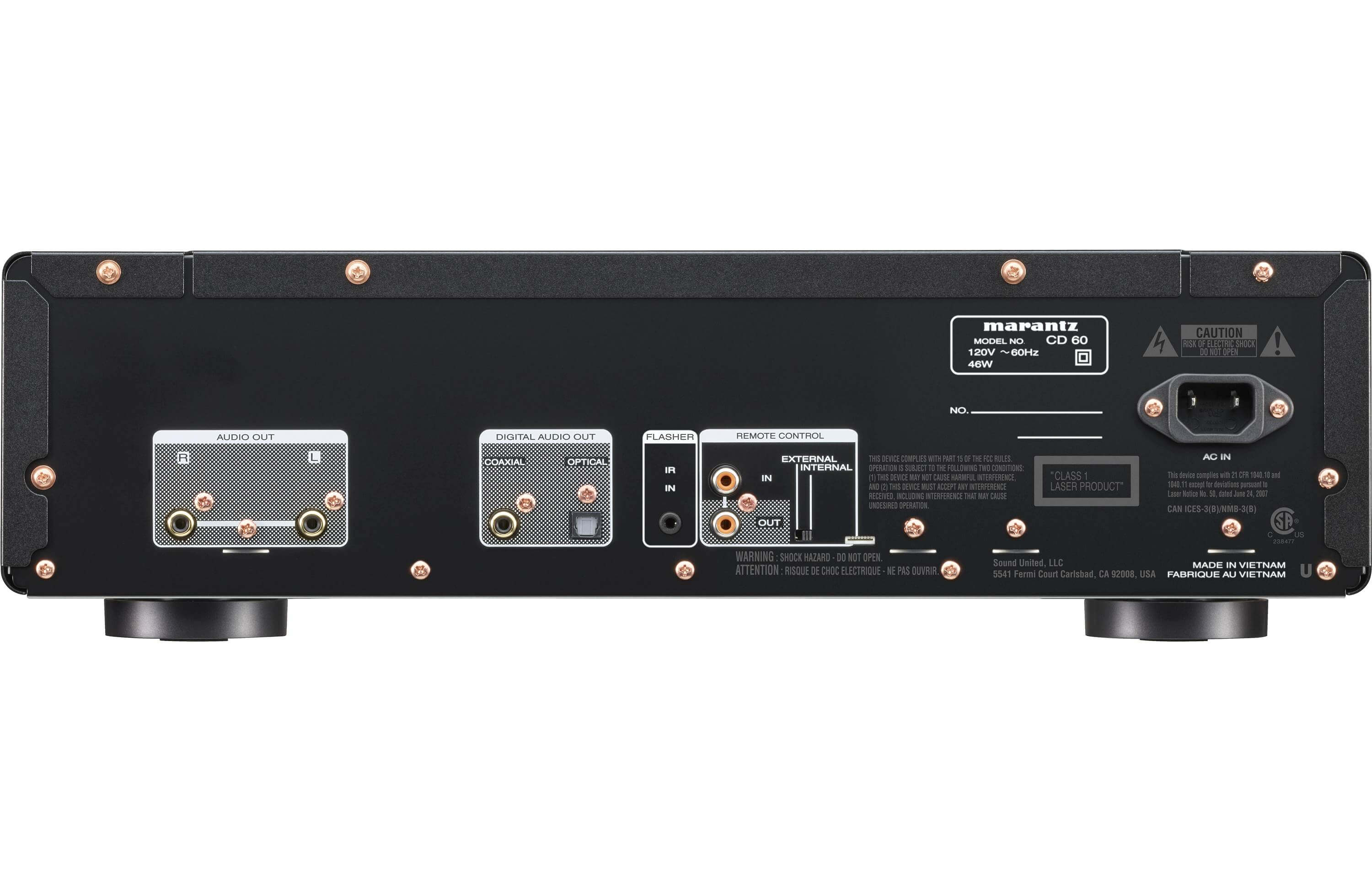 Marantz CD60 Single-Disc CD Player with USB Open Box - Safe and Sound HQ
