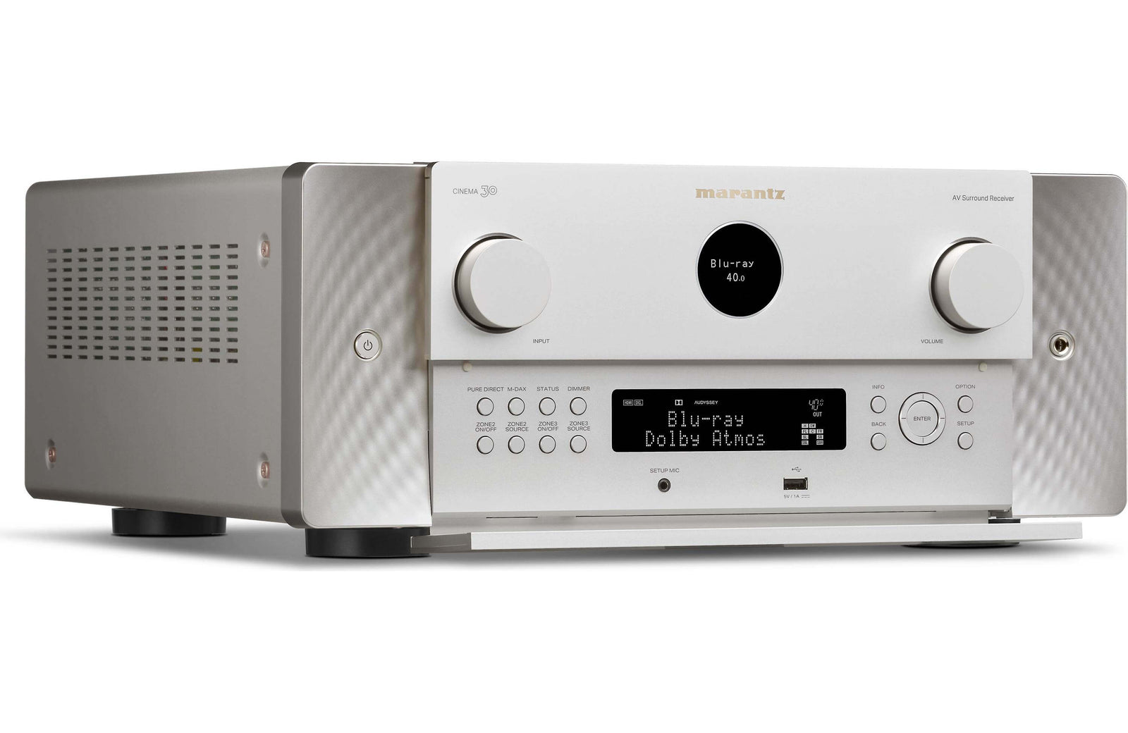 Marantz Cinema 30 11.4 Channel Reference 8K A/V Receiver with Dolby Atmos and Built-In Streaming Open Box