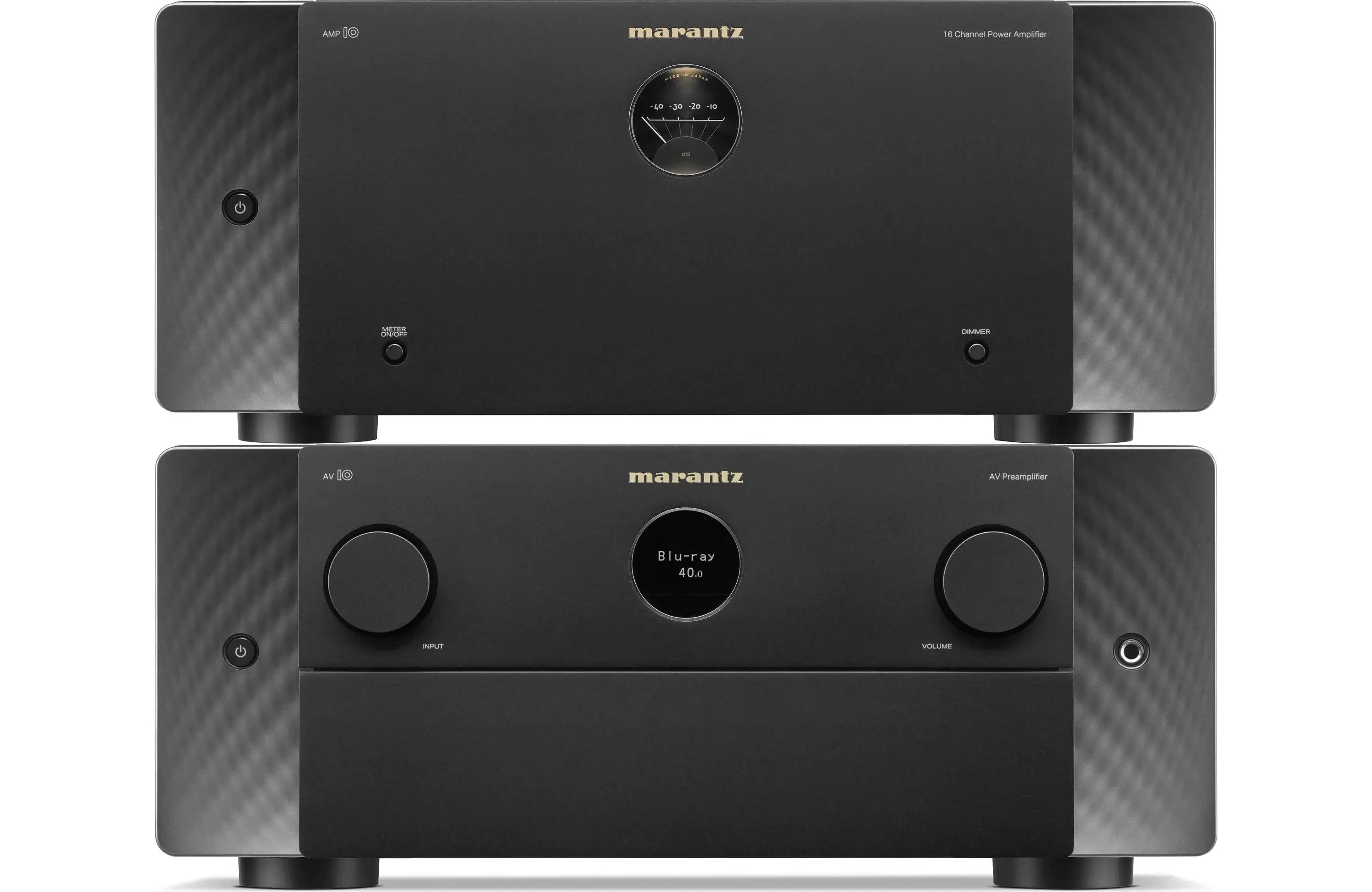 Marantz AV 10 15.4 Channel AV Preamplifier and Marantz AMP 10 16 Channel Power Amplifier Bundle - Safe and Sound HQ