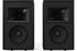 Klipsch Rebellion Premium Stand-Mount Bookshelf Speakers (Pair) showcasing a stylish black design.