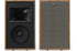 Klipsch Rebellion Premium Stand-Mount Bookshelf Speakers (Pair) in American Walnut finish with modern acoustic design.