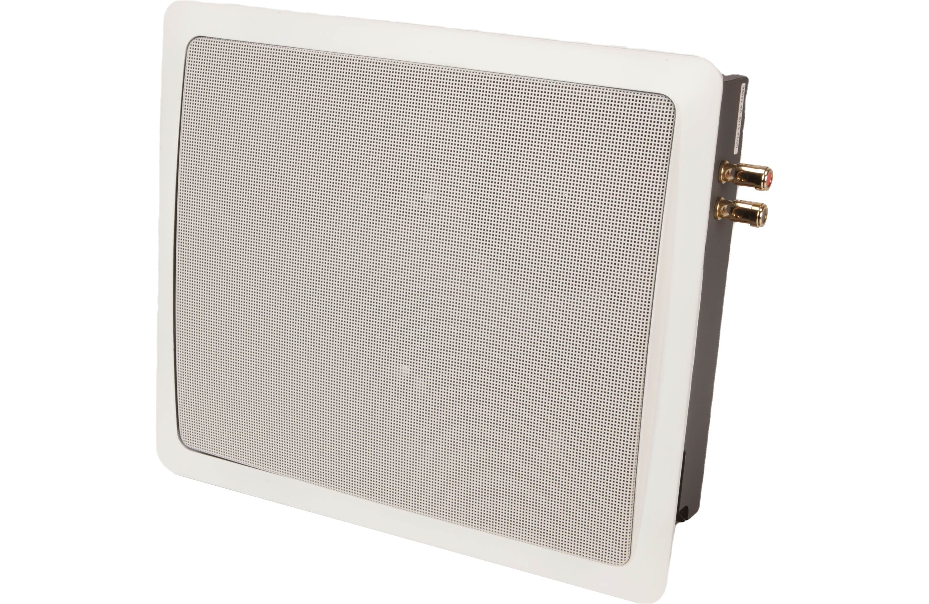 Definitive Technology UIW RSS II Reference In-ceiling/In-wall Bipolar Loudspeaker (Each) with mesh grille and connectors.