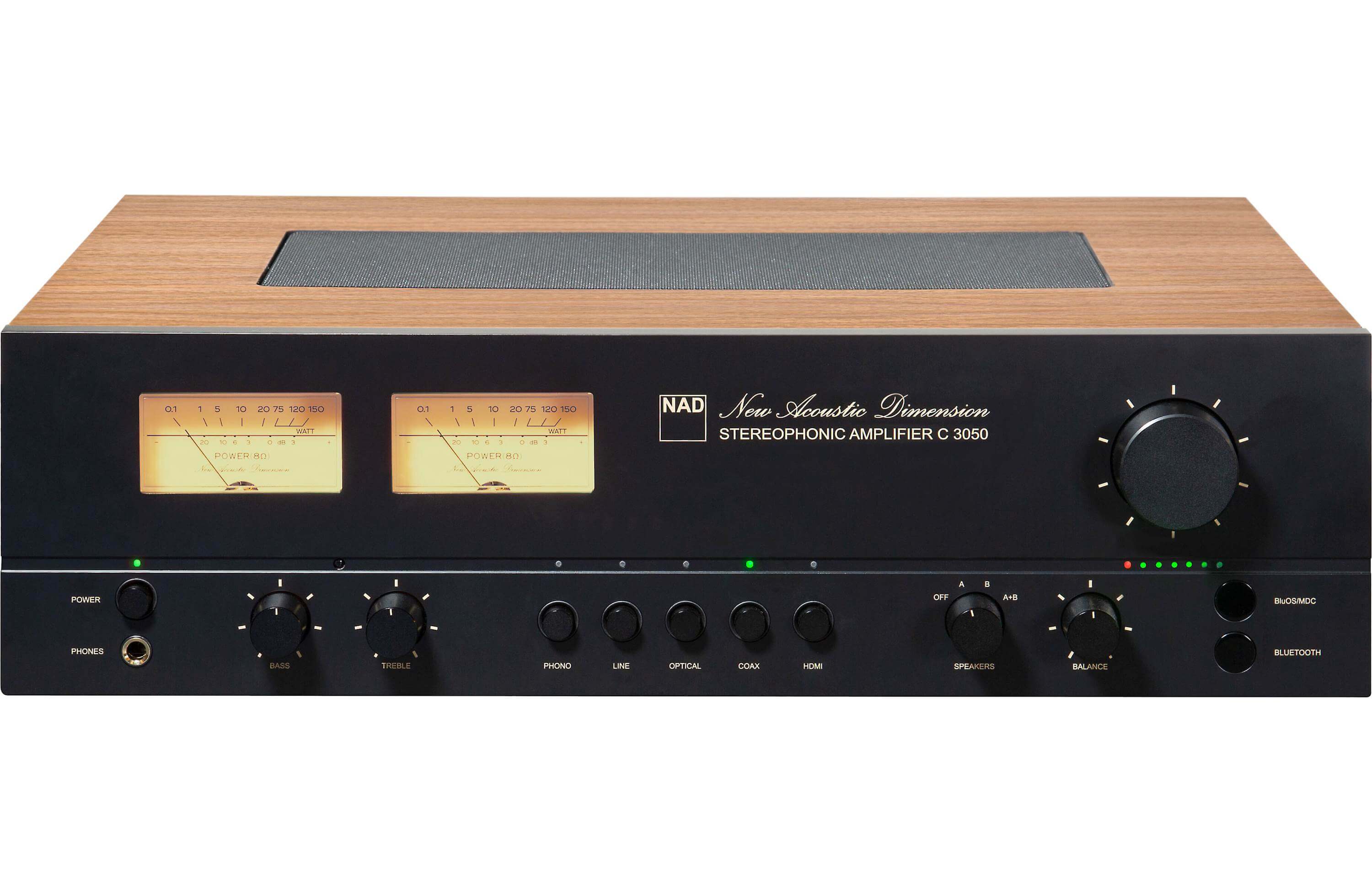 NAD C 3050 BluOS-D Stereophonic Integrated Amplifier with DAC, Bluetooth and BluOS-D Module Pre-installed Open Box - Safe and Sound HQ