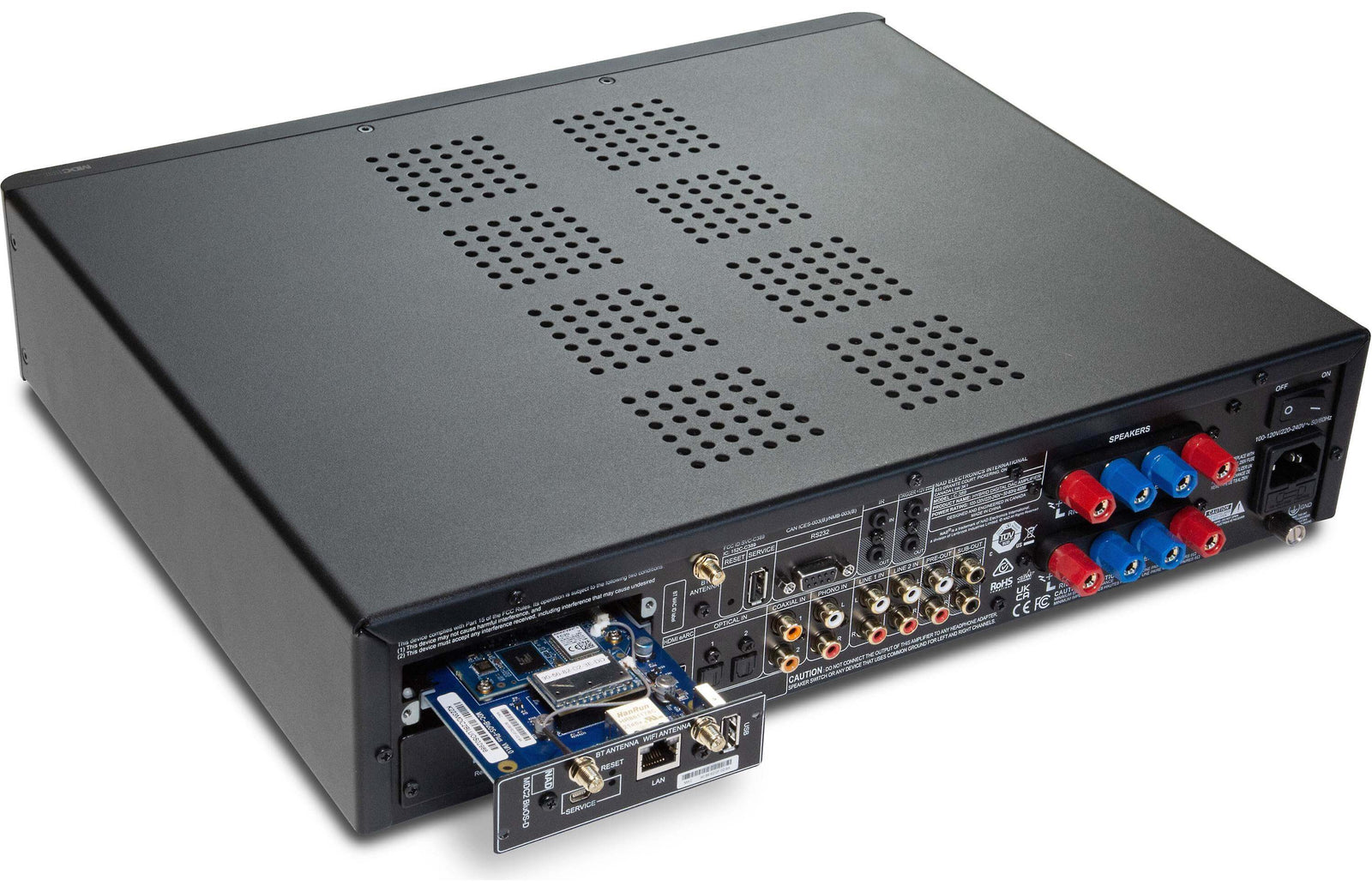 NAD Electronics C389 BluOS-D Integrated Amplifier with MDC2 BluOS-D Module Open Box - Safe and Sound HQ