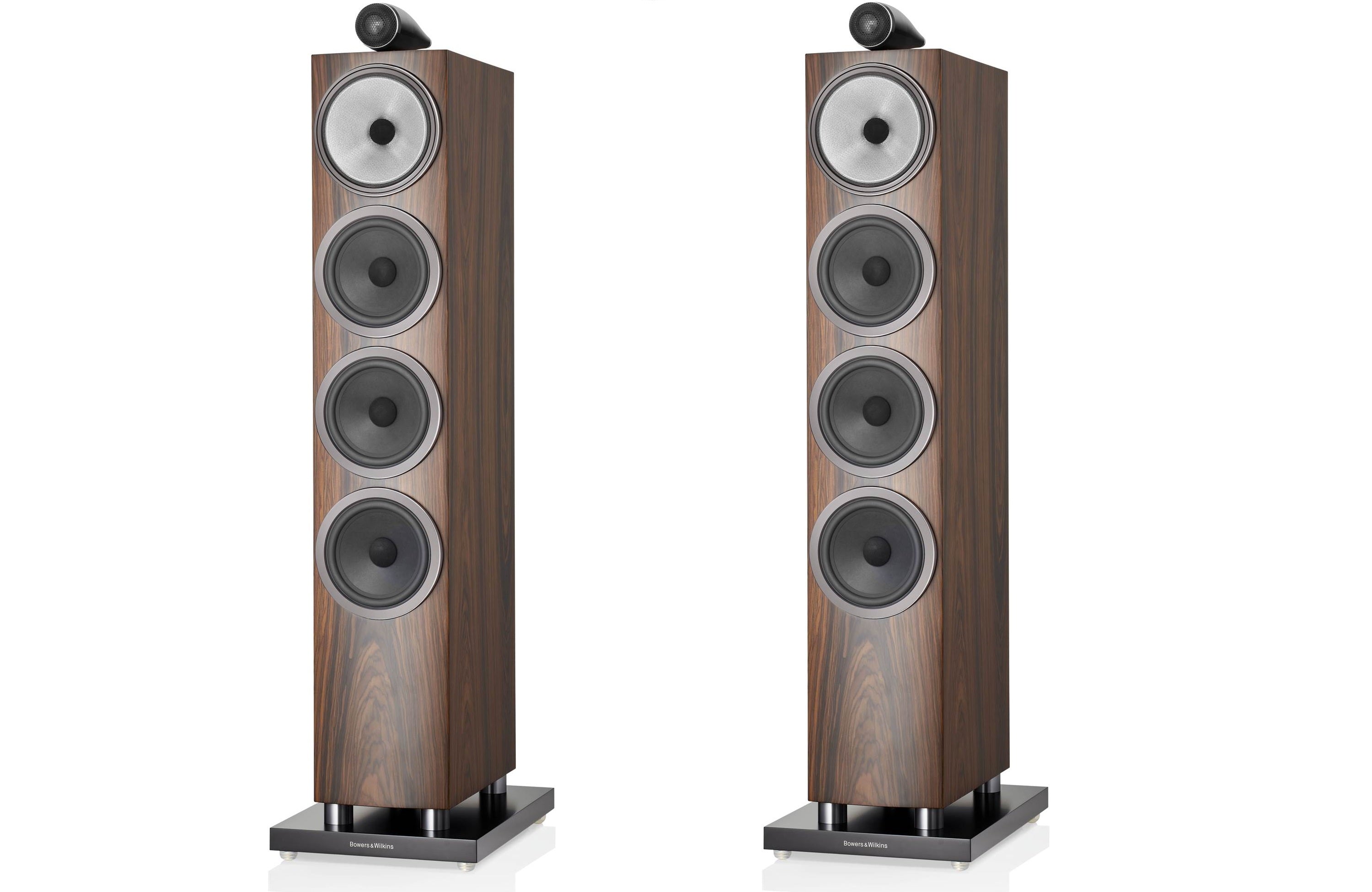 Bowers & Wilkins 702 S3 3-Way Floorstanding Speaker (Pair) displayed with elegant wooden finish and advanced speaker design.